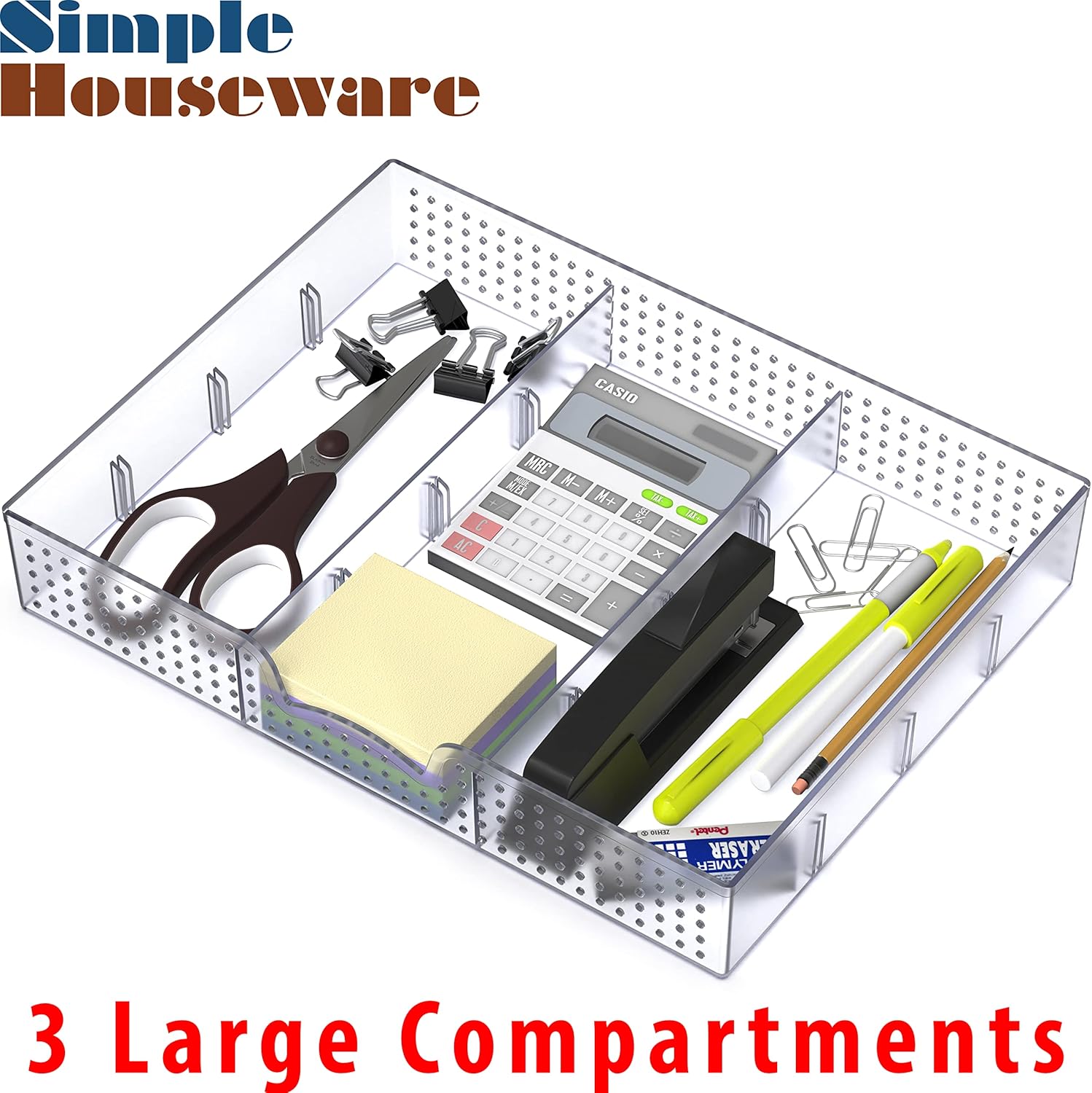 Simple Houseware Drawer Organizer Tray with 9 Adjustable Compartments, Black 35 81CmOwhDDjL. AC SL1500 - northernschoolofshiatsu.co.uk