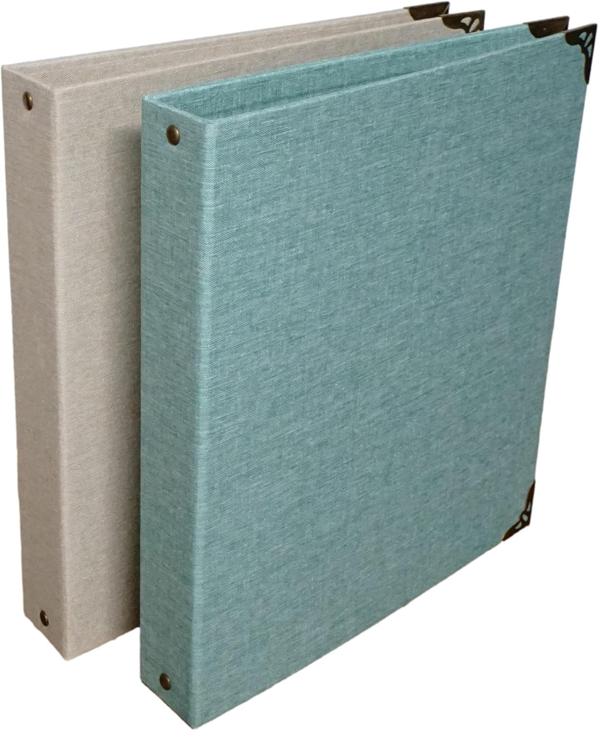Fernweh4u Premier Bookcloth 3 Ring Binder 10.25" X 11.5 (2 Pack) - Cream Tan and Aqua Blue Colors - Perfect for Classroom and Business Work and Organization 1 81CzAWcY+9L. AC SL1500 - northernschoolofshiatsu.co.uk