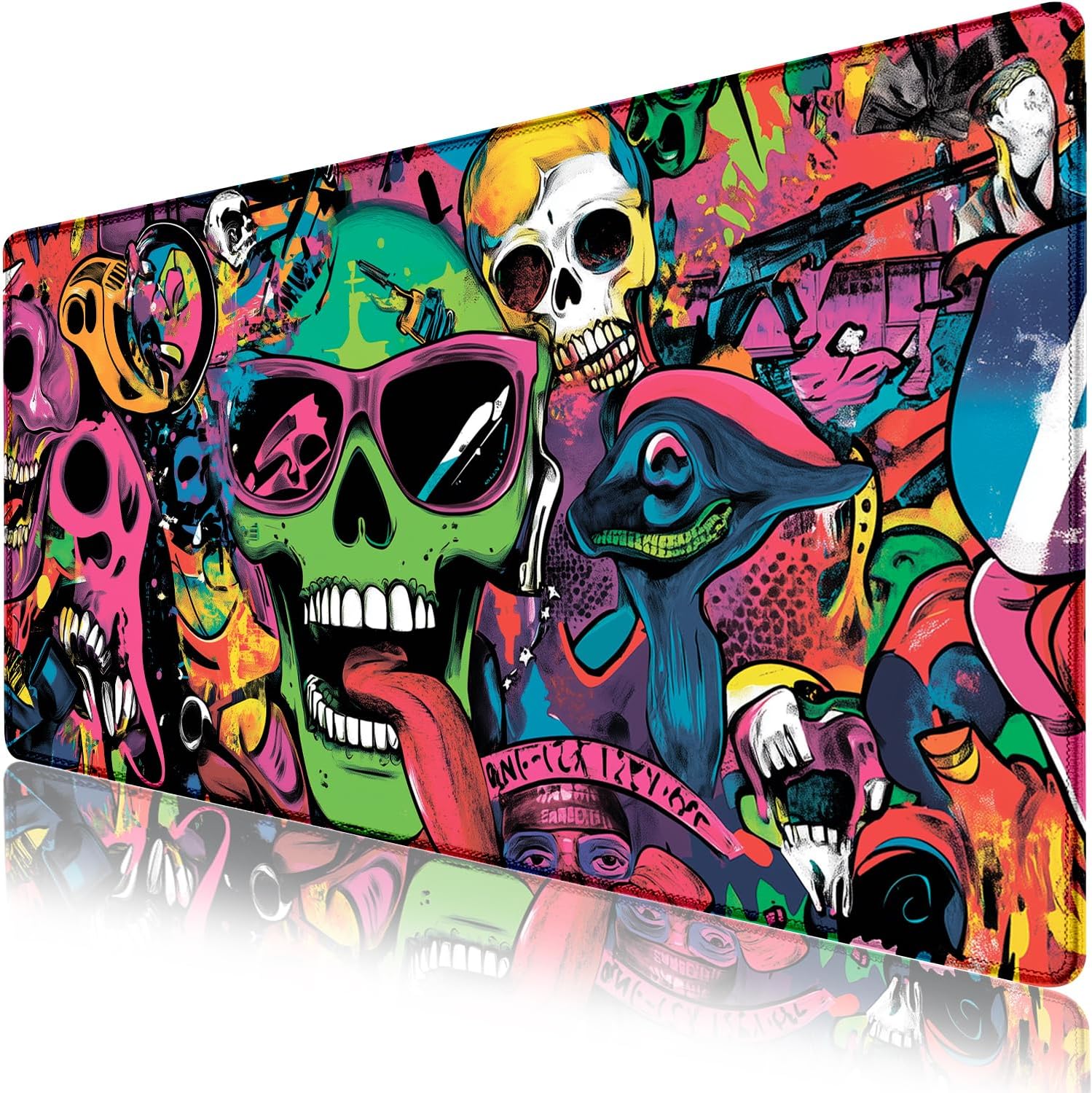 Extra Large Space Gaming Mouse Pad for Computer, Laptop & Keyboard – 27.5"x11.8", Non-Slip Rubber Base, Water-Resistant Surface, Extended Mousepad for Gamers & Office (Cosmic Wanderer, X-Large) 88 - northernschoolofshiatsu.co.uk