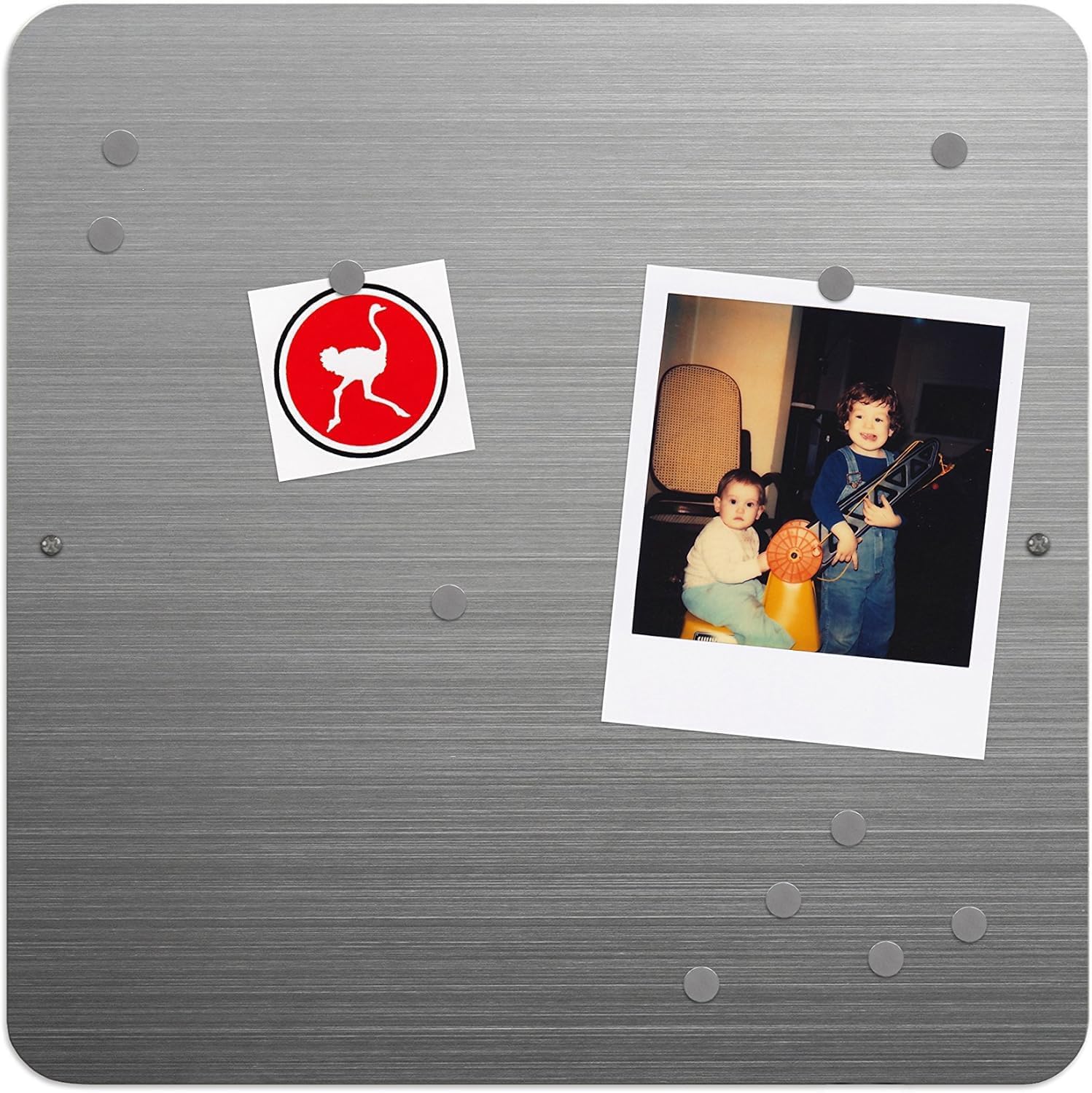 Three by Three Seattle 12 x 12 Inch Metal Frameless Magnetic Bulletin Board with 12 Magnets for Memos, Photos, Lists, and More in Office, Home, or School Décor (White) 8 81DJJ43eUIL. AC SL1500 - northernschoolofshiatsu.co.uk