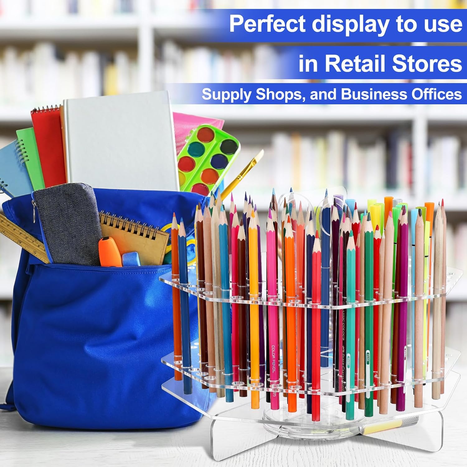 Eersida 120 Slot Acrylic Pen Holder Pen Clear Pencil Holder Display Stand Marker Organizer Acrylic Desktop Organizer the Hole Diameter Is 0.5 Inch for Art Supply Makeup Brushes Storage Craft Shows 5 81DSg3qUf6L. AC SL1500 - northernschoolofshiatsu.co.uk