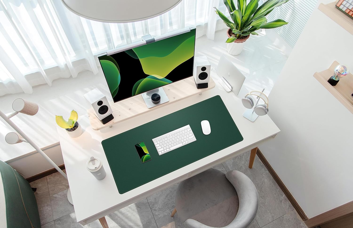 Large Desk Mat 47.2" x 17" Leather Desk Pad Protector with Natural Cork & PU Leather, Non-Slip Office Desk Mat, Large Mouse Pad, Waterproof Desk Blotter pad for Office&Home(Black) 259 81E4uUH+BWL. AC SL1500 - northernschoolofshiatsu.co.uk