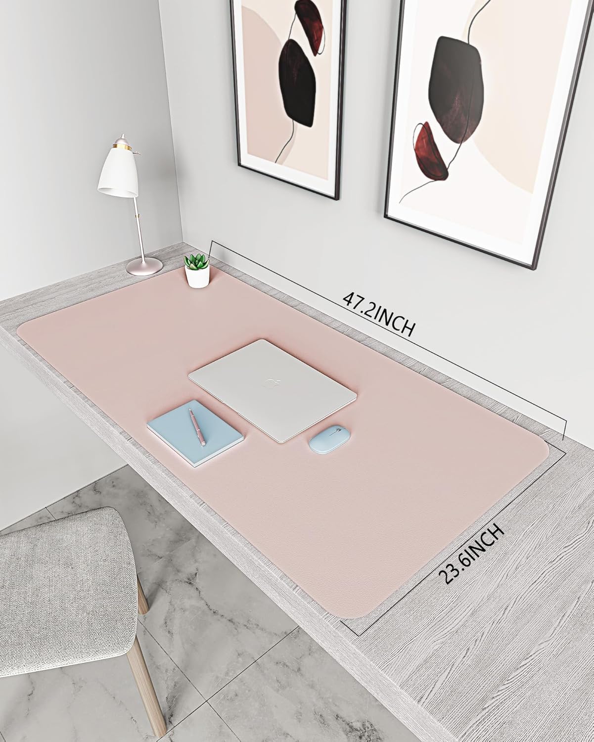 YSAGi Non-Slip Leather Desk Pad, Waterproof Laptop Computer Desk Keyboard Mat, Table Protector Blotter Mat, Large Mouse Pad for Office/Work/Home/Decor(Pink, 23.6" x 13.7") 55 81ERjXFQOYL. AC SL1500 - northernschoolofshiatsu.co.uk