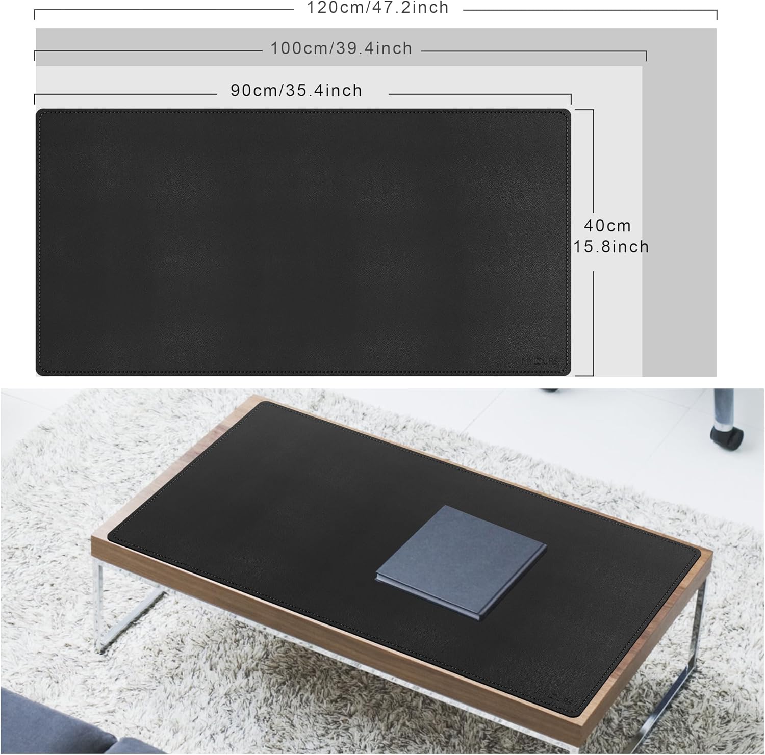 Mydours Cork & PU Leather Desk Mat, 40" x 20" Large Gaming Mouse Pad XL, Dual-Sided Portable Desk Pad Blotter, Keyboard Computer Desktop Protector for Gift Office Home (Brown) 48 81EveJwwTgL. AC SL1500 - northernschoolofshiatsu.co.uk