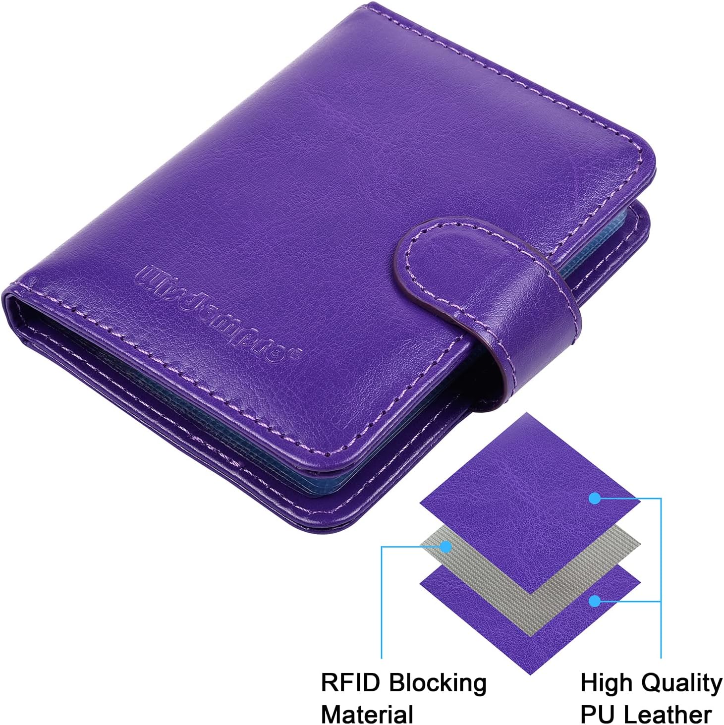 Wisdompro Credit Card Holder, Slim Leather RFID Blocking Wallet Debit Card Protector Organizer Case (Build in 20 Card Slot & 7 Small Cells for Memory Cards)-Vertical Black 32 81GSdTNdF8L. AC SL1500 - northernschoolofshiatsu.co.uk