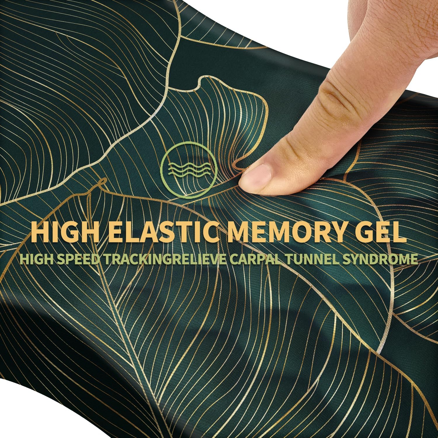 Ergonomic Mouse Pad with Wrist Rest Support, Massage Design Mouse pad Relief Carpal Tunnel Pain, Entire Memory Foam Non-Slip Mouse Pad, Computer Mouse Pads for Wireless Mouse Pad,Green Leaves 3 81H4uiXqGcL. AC SL1500 - northernschoolofshiatsu.co.uk