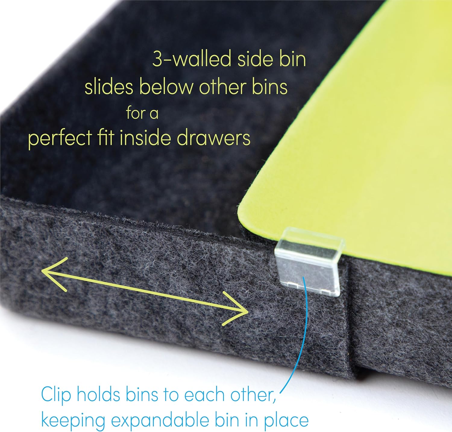 Three by Three Seattle Felt·Like·It! Felt Bins for Office, Crafts, Classroom, Living Room, Bedroom: Charcoal, Set of 8 29 81IcXdL12JL. AC SL1500 - northernschoolofshiatsu.co.uk
