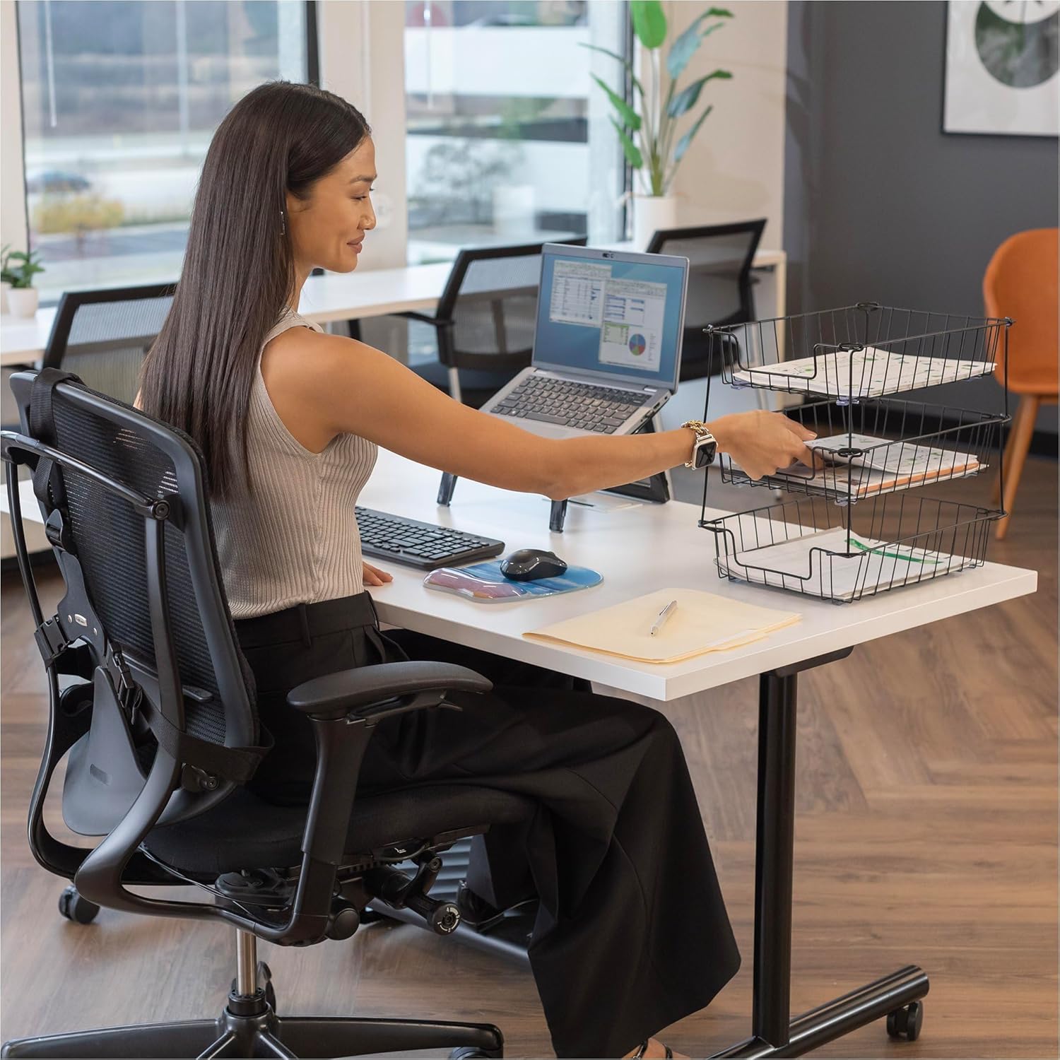 Fellowes Workstation Legal Size Desk Tray Organizer, Wire, Black (65112) 7 81JmEGHANrL. AC SL1500 - northernschoolofshiatsu.co.uk