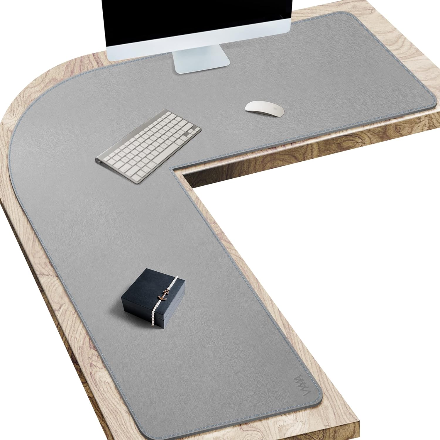 Vyaaa L Shaped Desk Mat Leather Desk Pad, PU Leather Corner Desk Mat for Computer, Gaming, Writing, Home and Office, 39.4"x 39.4"x 13" Light Purple 25 81L3bHh7J8L. AC SL1500 - northernschoolofshiatsu.co.uk