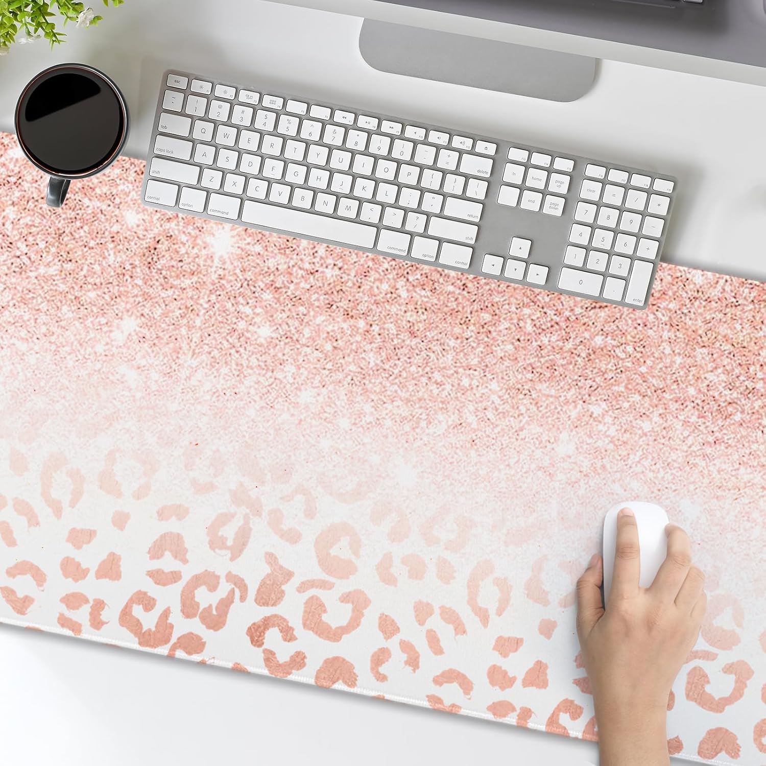 Large Floral Mouse Pad Extended Gaming Mousepad 31.5"x11.8" Vintage Aesthetic Black Desk Mat Flower Mouse Pad Plant Wildflower Mousepad XXL Laptop Computer Keyboard Mats for Desk Office 281 81L3re1on1L. AC SL1500 - northernschoolofshiatsu.co.uk
