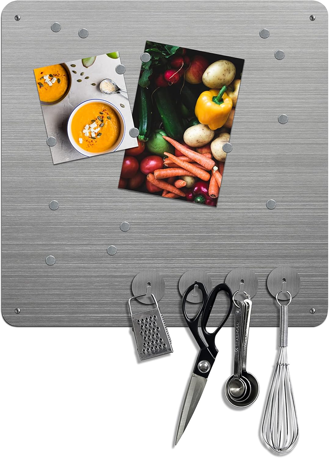 Three by Three Seattle 12 x 12 Inch Metal Frameless Magnetic Bulletin Board with 12 Magnets for Memos, Photos, Lists, and More in Office, Home, or School Décor (White) 24 81LAGYL+hOL. AC SL1500 - northernschoolofshiatsu.co.uk