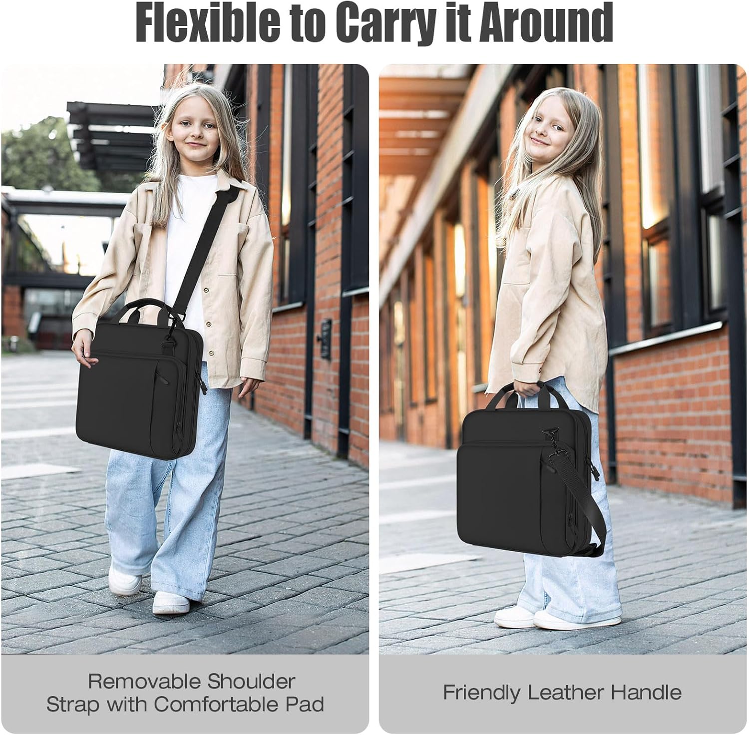 Moko Zipper Binder, 2 inch 3 Ring Binder with Zipper, 500 Sheet Capacity Zipper Binder with Shoulder Strap Handle,Multi-Pocket Zipper Bag for Middle School Student, Black 6 81MR8yfhCwL. AC SL1500 - northernschoolofshiatsu.co.uk