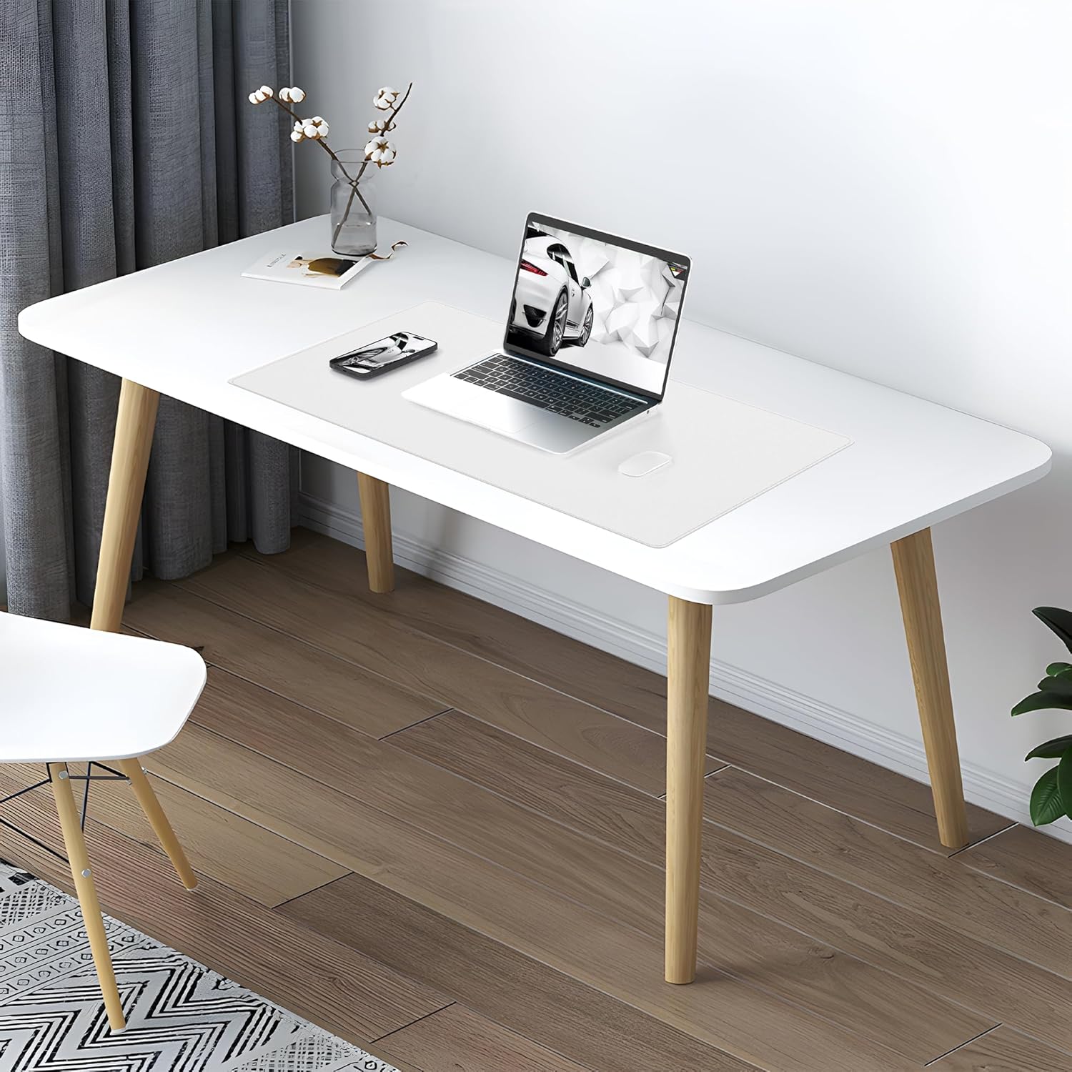 Large Desk Mat 47.2" x 17" Leather Desk Pad Protector with Natural Cork & PU Leather, Non-Slip Office Desk Mat, Large Mouse Pad, Waterproof Desk Blotter pad for Office&Home(Black) 196 81Mubh3aHAL. AC SL1500 - northernschoolofshiatsu.co.uk