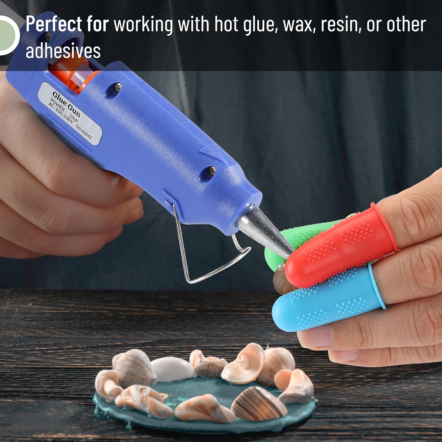 Mr. Pen- Hot Glue Gun Finger Protectors, 24 pcs, Silicone Thimble Finger Guard for Hot Glue 5 81N1Wcd2GnL. AC SL1500 - northernschoolofshiatsu.co.uk