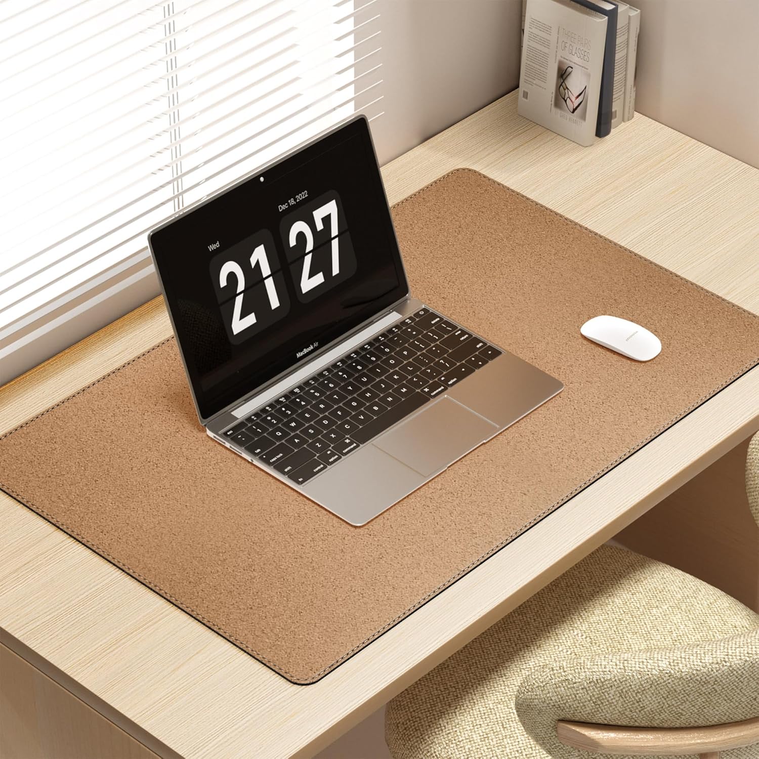 Mydours Cork & PU Leather Desk Mat, 40" x 20" Large Gaming Mouse Pad XL, Dual-Sided Portable Desk Pad Blotter, Keyboard Computer Desktop Protector for Gift Office Home (Brown) 41 81O64ZQDzbL. AC SL1500 - northernschoolofshiatsu.co.uk