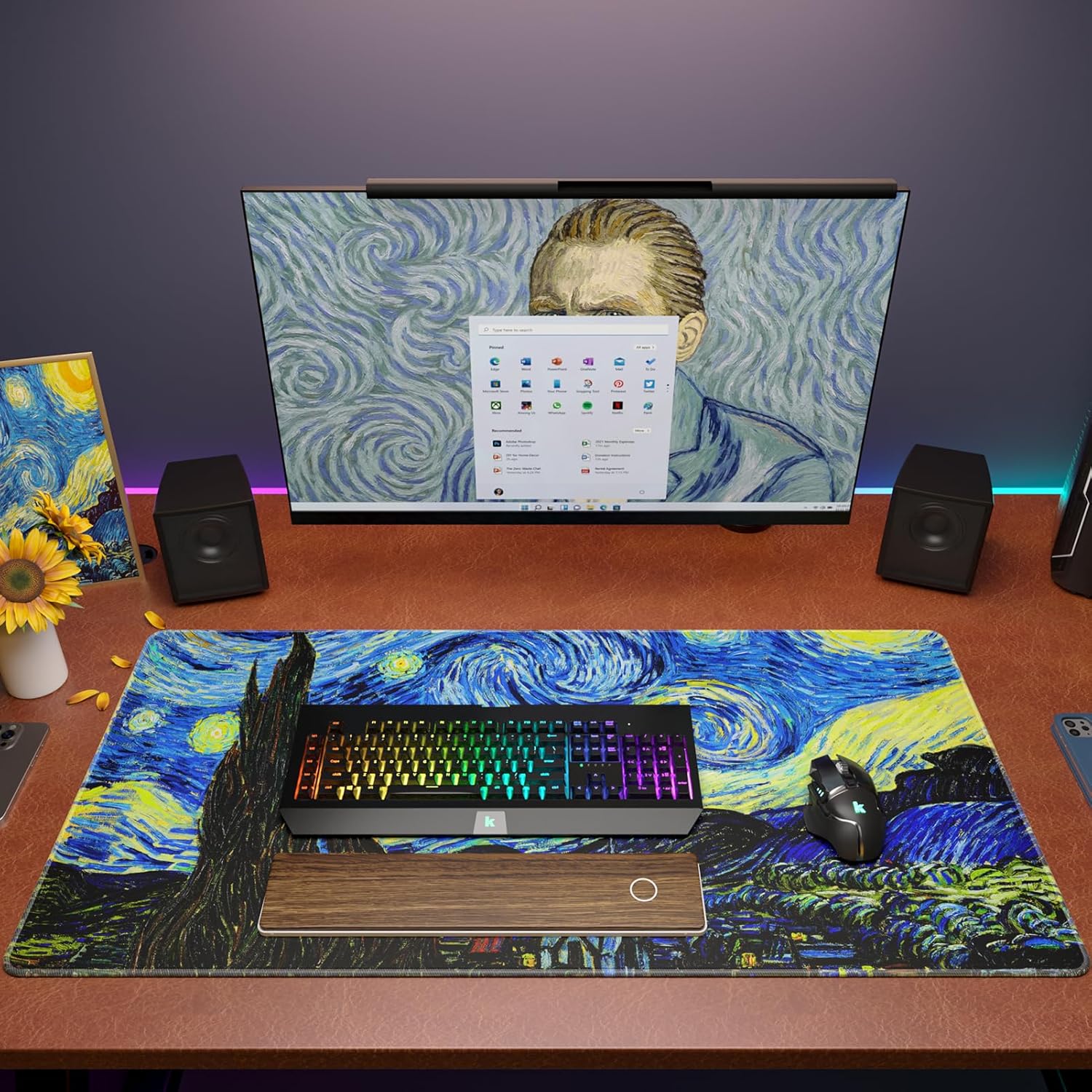 KTRIO Large Gaming Mouse Pad with Superior Micro-Weave Cloth, Extended Desk Mousepad with Stitched Edges, Non-Slip Base, Water Resist Keyboard Pad for Gamer, Office & Home, 31.5 x 11.8 in, Black 88 81OLFJMCqBL. AC SL1500 - northernschoolofshiatsu.co.uk
