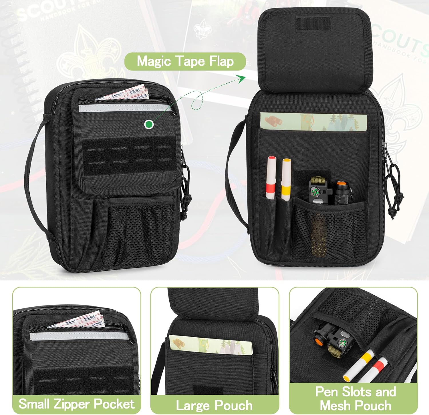 Damero Handbook Cover Compatible with BoyScouts Handbook, Book Sleeve Protector for BoyScouts Manuals 4 81Od4s0LcmL. AC SL1500 - northernschoolofshiatsu.co.uk