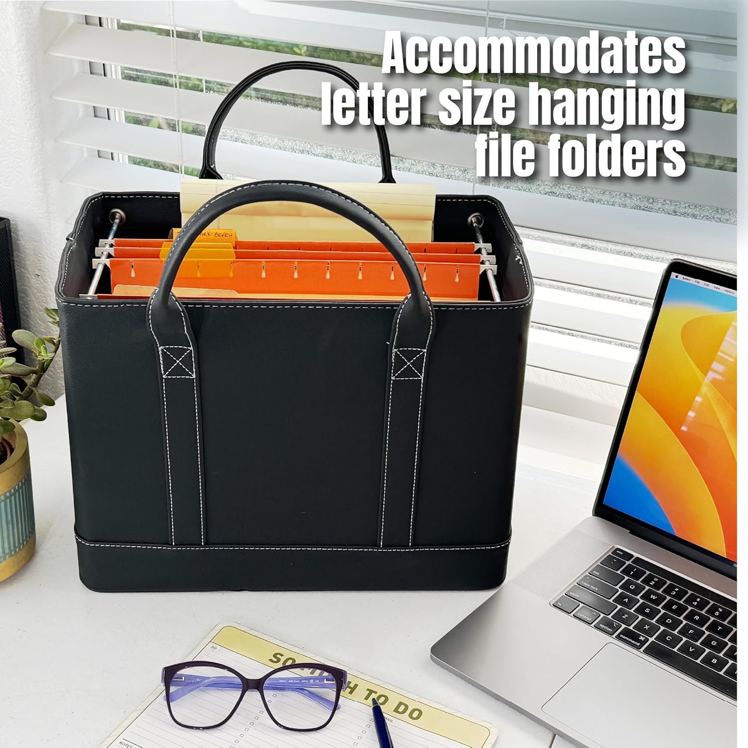 Trenton Gifts File Organizer Tote | Stylish Way To Keep Organized | Black 2 81OlMvXjPWL. AC SL1500 - northernschoolofshiatsu.co.uk