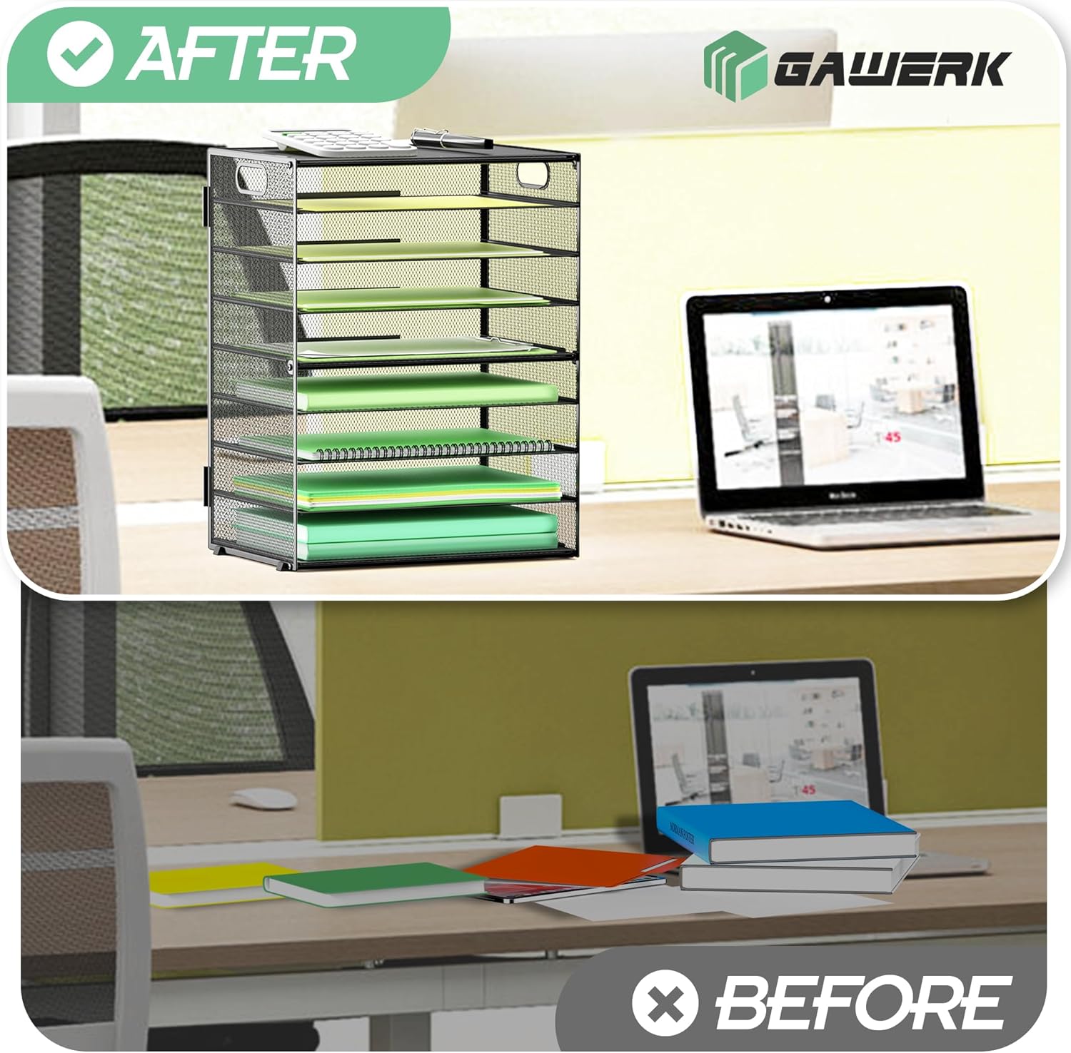 9-Tier Paper Organizer Letter Tray with Handle, Mesh File Organizer Paper Sorter Holder, Desk Organizer for Office Home School, Black 4 81Pp1uACD6L. AC SL1500 - northernschoolofshiatsu.co.uk