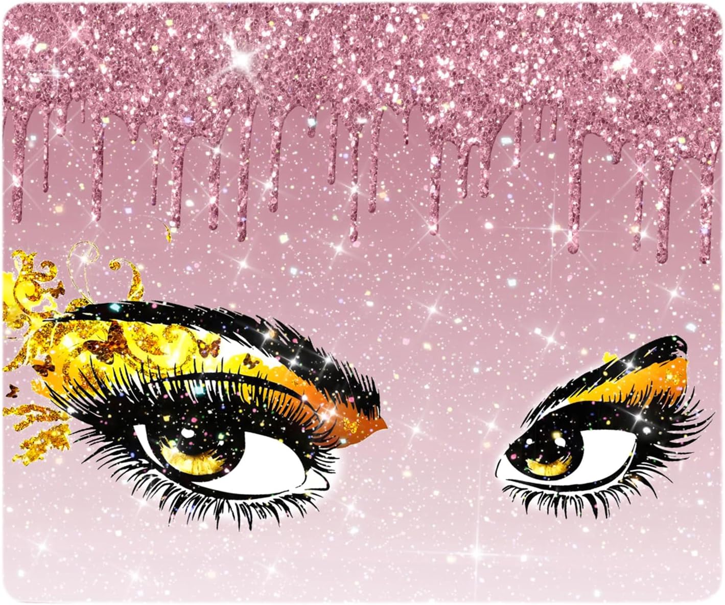 Mouse Pad Diamond Silver Glitter Sparkle Mousepad Bling Desk Accessories Gaming Bling Rubber Pads for Laptop, One Size 52 81QDkgRzGHL. AC SL1500 - northernschoolofshiatsu.co.uk