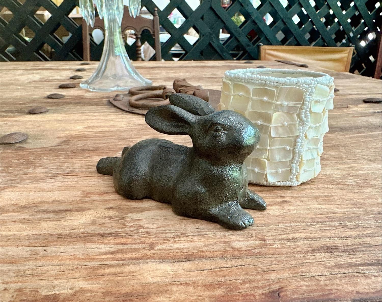 Target Home Handcrafted Antique Resting Rabbit Statue Perfect Décor for Office Home Table Garden Animal Lover Gift 5.25" Long x 2.5" Wide x 2.75" Height Cast Iron 4 81QXwn b87L. AC SL1500 - northernschoolofshiatsu.co.uk