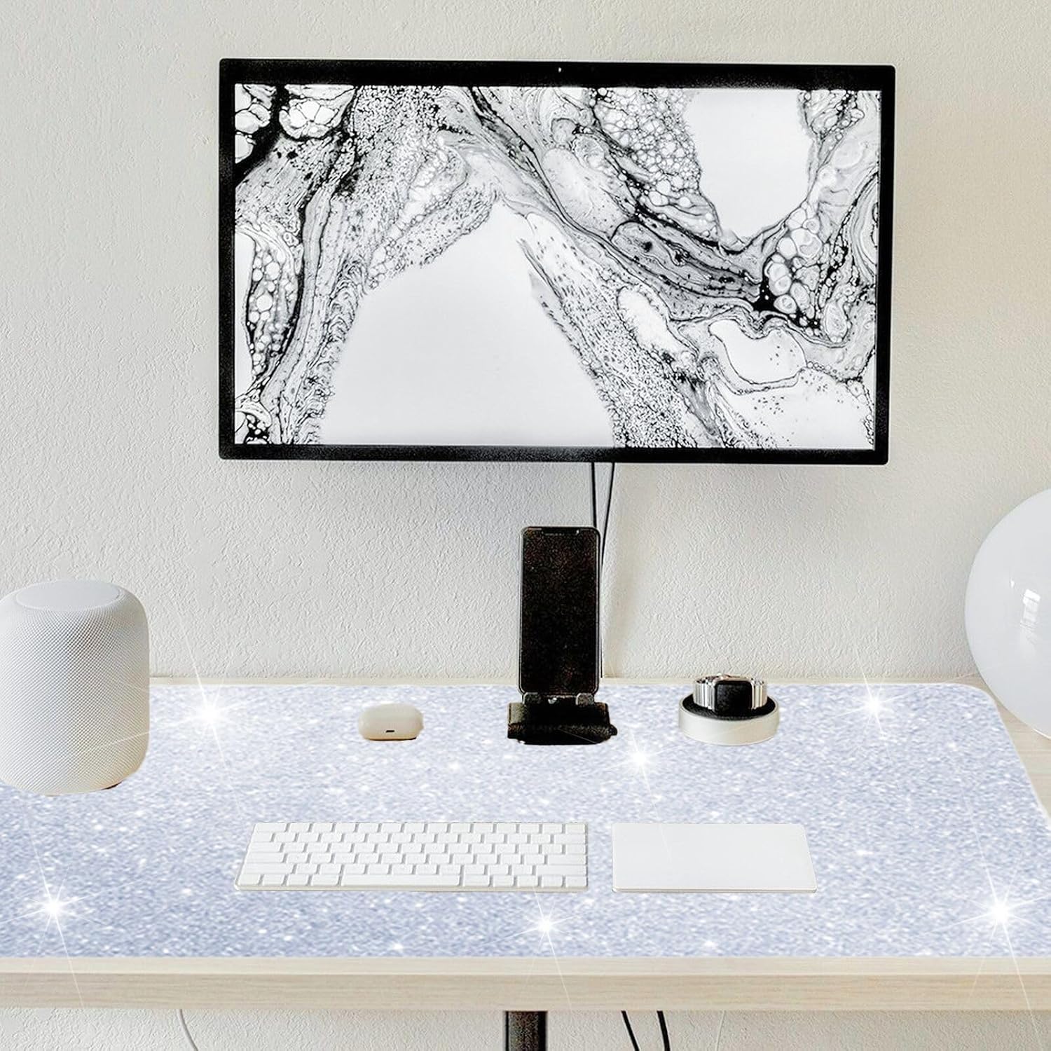 Mouse Pad Diamond Silver Glitter Sparkle Mousepad Bling Desk Accessories Gaming Bling Rubber Pads for Laptop, One Size 34 81R5fjN8dUL. AC SL1500 - northernschoolofshiatsu.co.uk