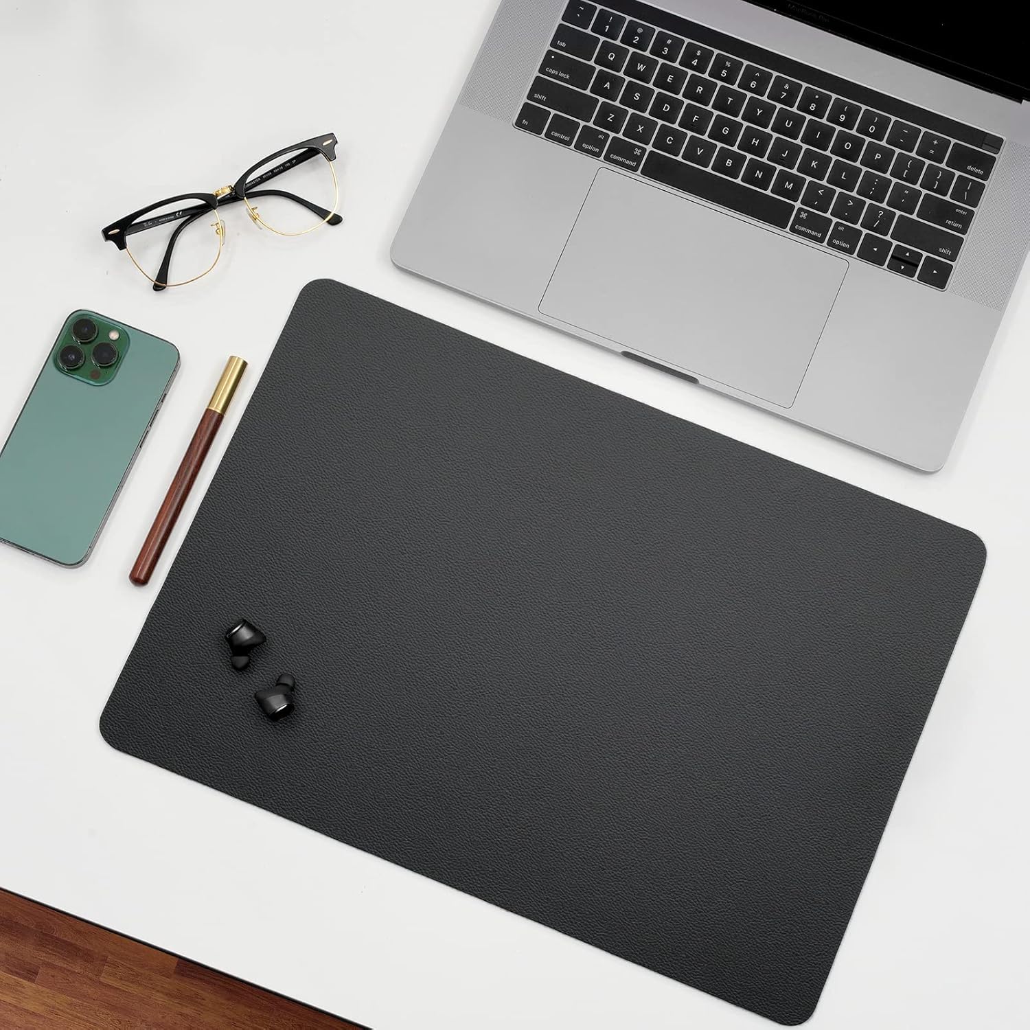 Nekmit Leather Desk Blotter Pad 17 x 12 Inches, Flat, Non-Slip, Waterproof, Black 7 81Rp3a2wENL. AC SL1500 - northernschoolofshiatsu.co.uk