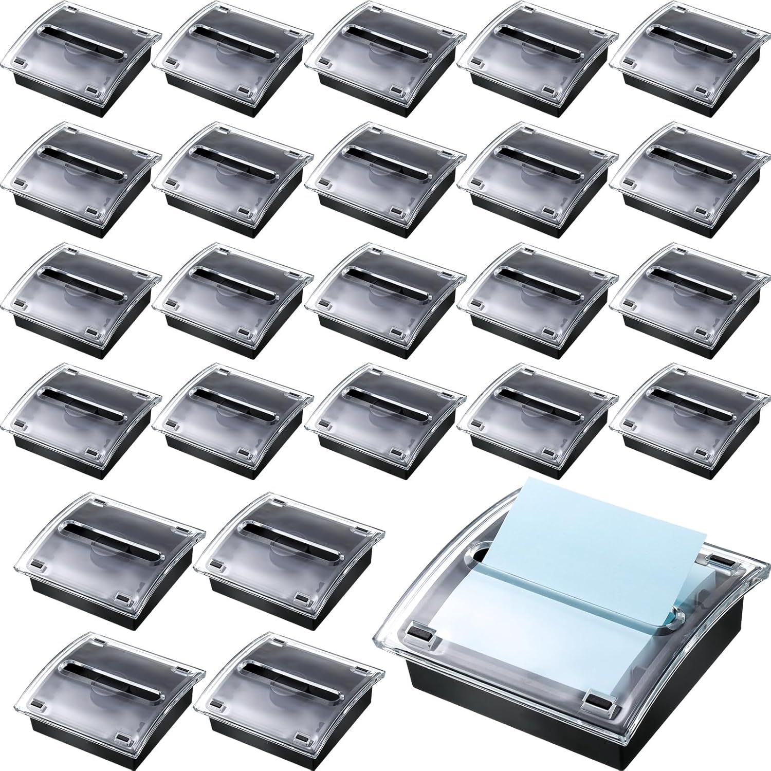 Ctosree 24 Pcs Pop Up Note Dispenser with Black Base Clear Top Acrylic Sticky Notes Holder Fit for 3 x 3 Inches Notes Sticky Note Dispenser for Desk School Office Home Store Memo Gift 1 81Rv58sSeHL. AC SL1500 - northernschoolofshiatsu.co.uk