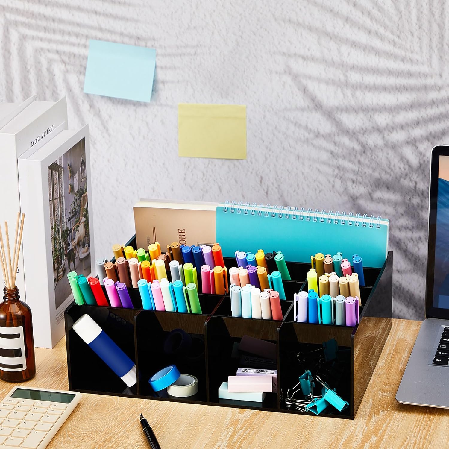 Acrylic Pen Organizer Storage Vertical Marker Organizer Acrylic Pen Display Holder for Office Desk Desktop Stationery Pencil Storage(Clear,13 x 4 x 10.2 Inch) 71 81Ryo 4n8tL. AC SL1500 - northernschoolofshiatsu.co.uk