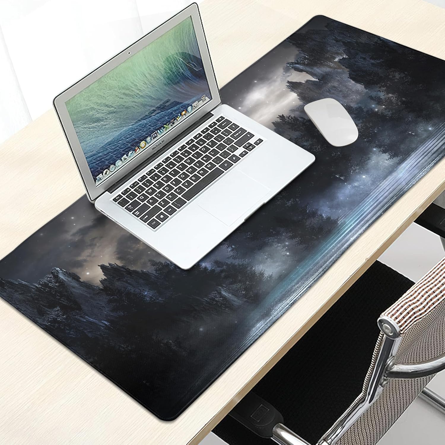 Large Floral Mouse Pad Extended Gaming Mousepad 31.5"x11.8" Vintage Aesthetic Black Desk Mat Flower Mouse Pad Plant Wildflower Mousepad XXL Laptop Computer Keyboard Mats for Desk Office 37 81T29DLXilL. AC SL1500 - northernschoolofshiatsu.co.uk