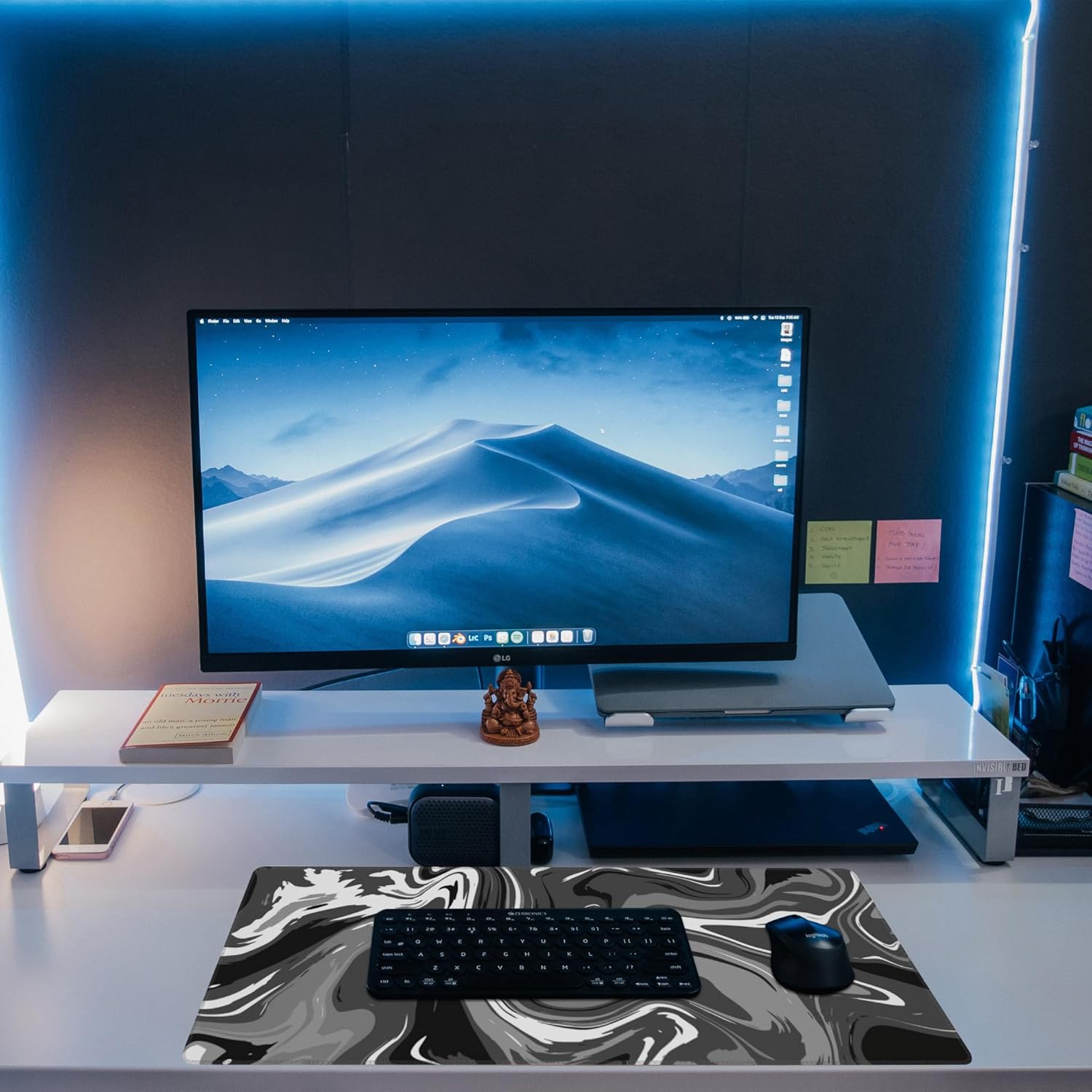 Large Gaming Mouse Pad for Desk,Japanese Night Street Restaurant Desk Mat,Anime Street Scene Desk Pad,Extended Big Computer Keyboard Mouse Pad with Non-Slip Base and Stitched Edge,31.5"x11.8" 76 - northernschoolofshiatsu.co.uk