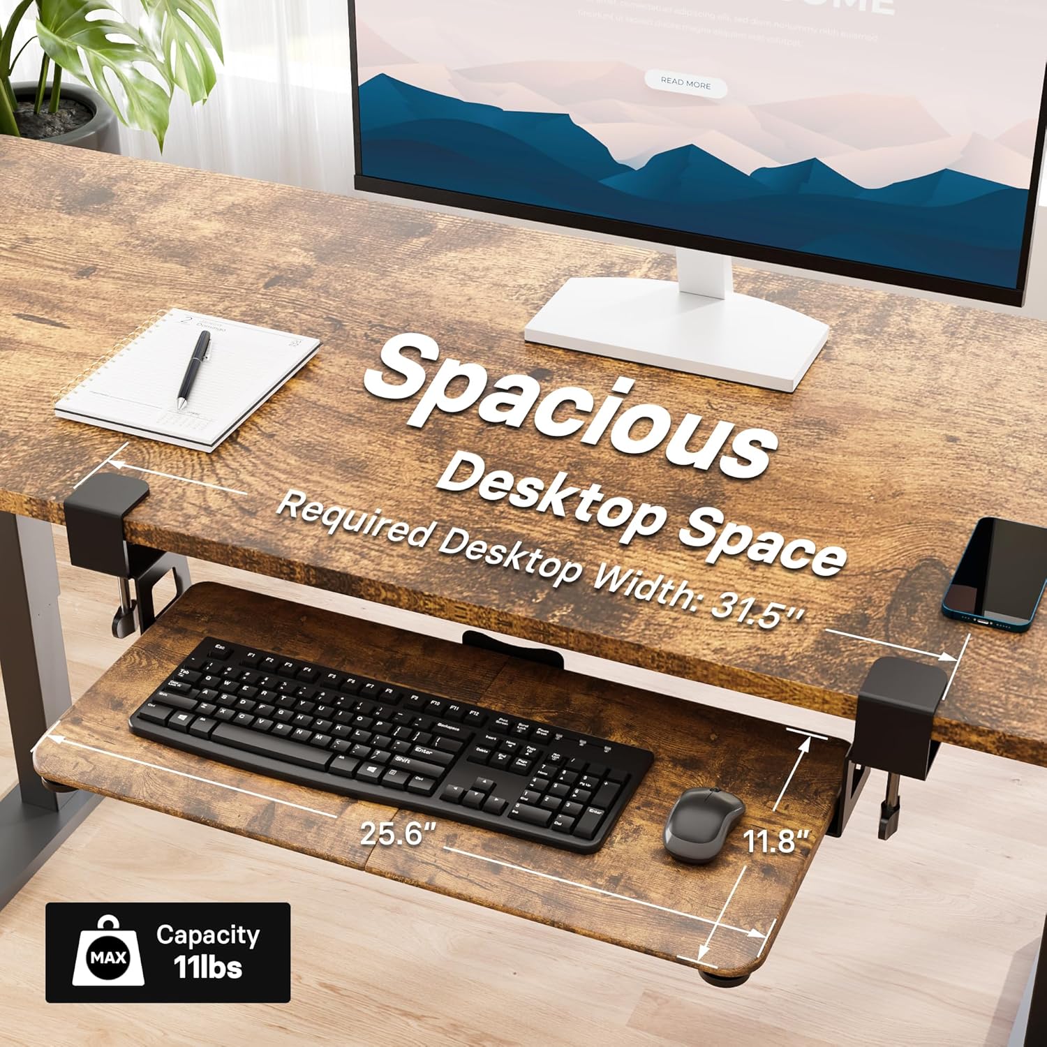 BONTEC KMT01 Under Desk Keyboard Tray, Pull-Out Keyboard & Mouse Platform with C-Clamp, 25.6 x 11.8 in Space-Saving Ergonomic Slide-Out Drawer, White 49 81TXv4kssCL. AC SL1500 - northernschoolofshiatsu.co.uk