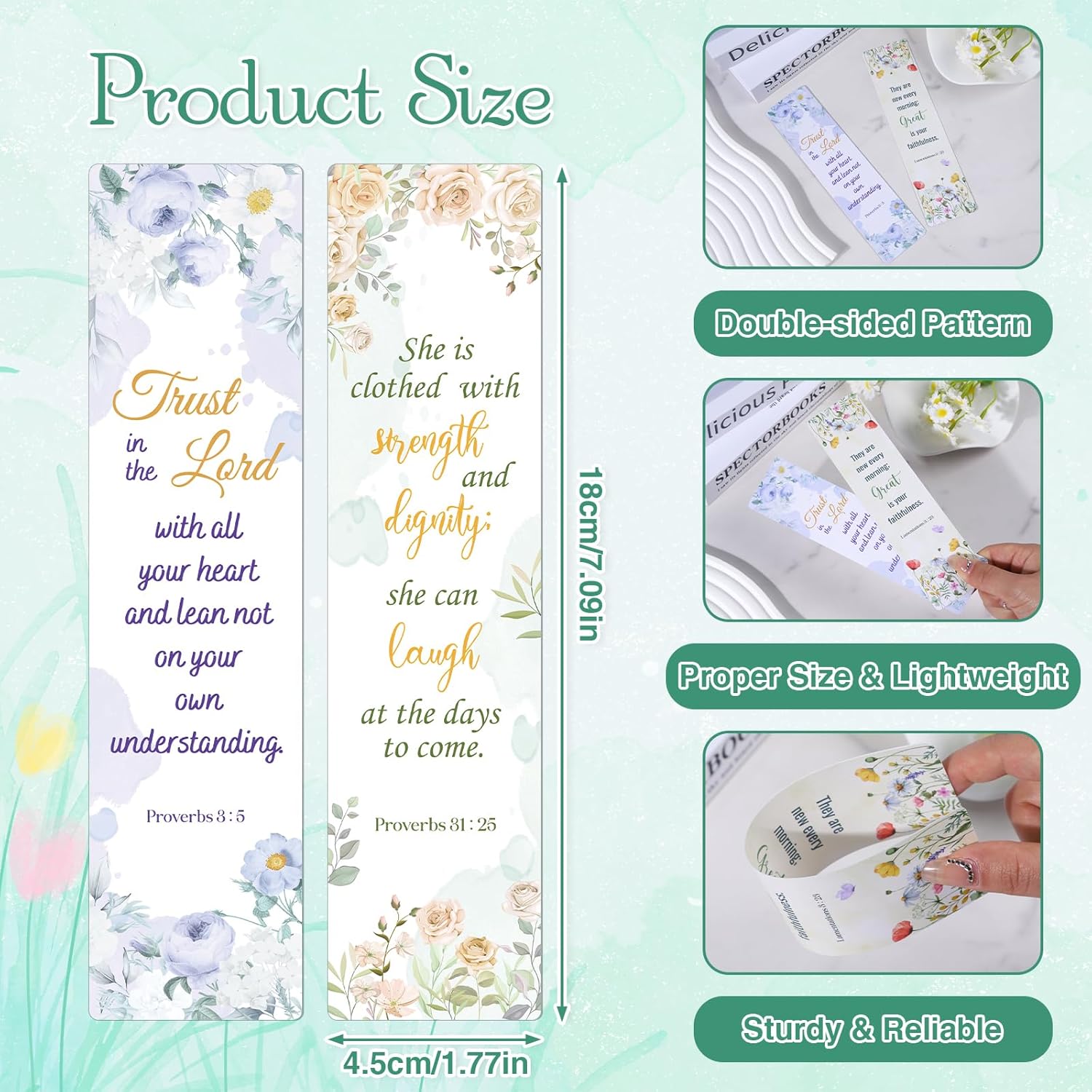 Christian Prayer Bookmarks Gifts - 48Pcs Bible Verse Book Markers Scriptures Inspirational Bookmark Religious Flower Book Marks for Women Book Lovers Students Teacher Sunday School Church Gift 2 81Uaen2h6vL. AC SL1500 - northernschoolofshiatsu.co.uk