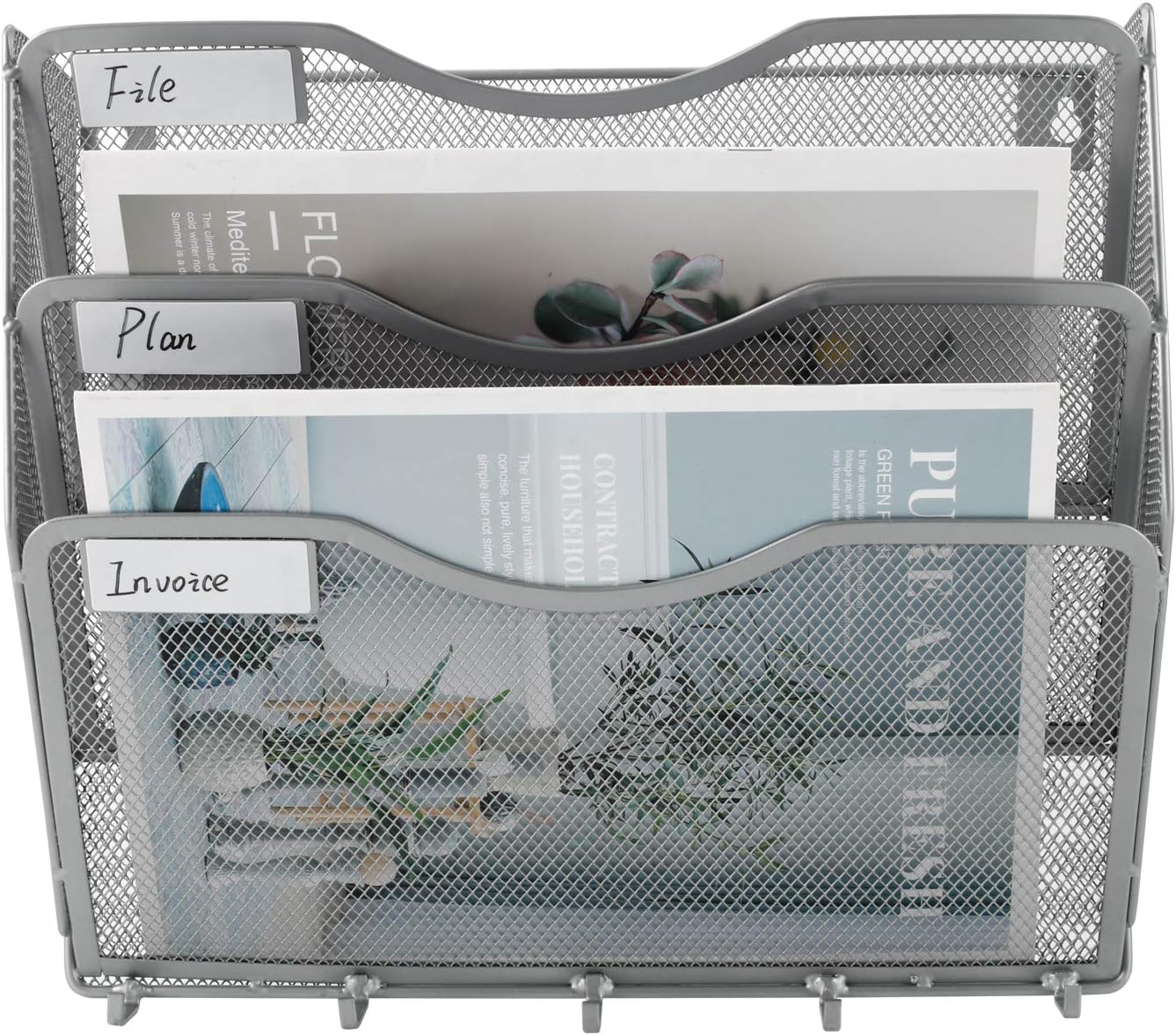 EasyPAG Wall File Holder 5 Pocket Mesh Hanging Wall Organizer Vertical Hanging File Folder Holder Magazine Rack with Nametag Label for Mail Paper Organization,Black 125 81Utpc0ruAL. AC SL1500 - northernschoolofshiatsu.co.uk