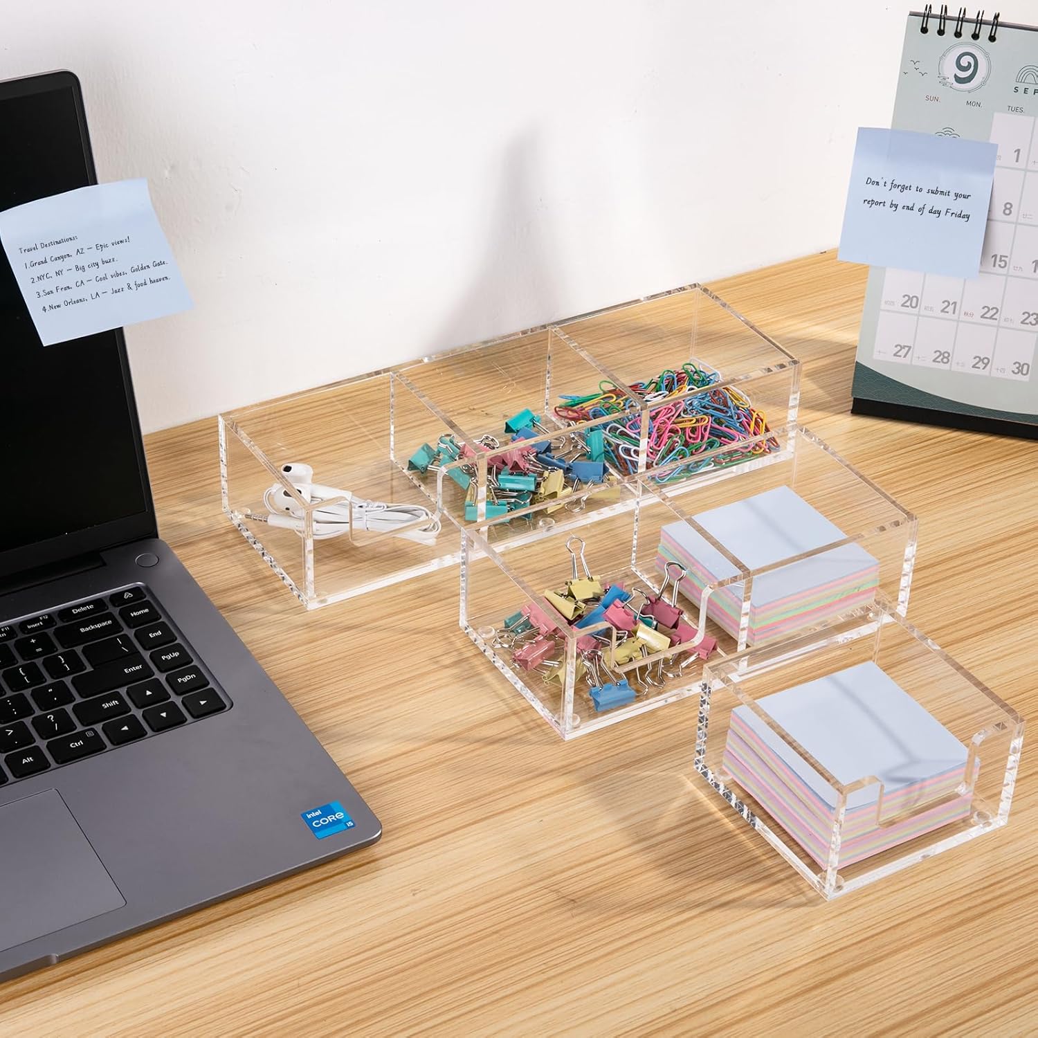 Sticky Note Holder Clear Acrylic Memo Holder 3.9” x 3.9” x 2.3” for Desk Organization Office Home, Post Pop Note Dispenser for Office Accessories 1PCS (SNH01) 6 81WKodQrtPL. AC SL1500 - northernschoolofshiatsu.co.uk