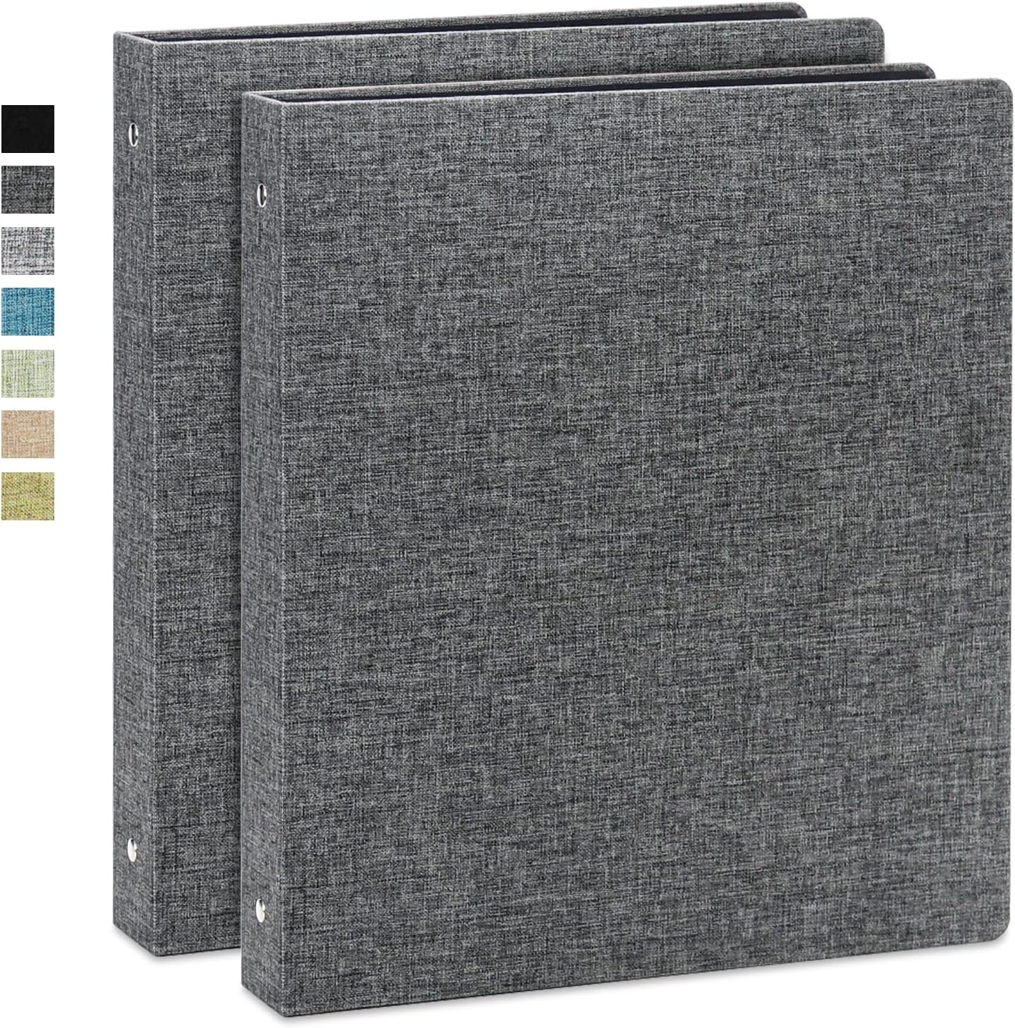 Vienrose 3 Ring Binder 1 Inch Round Rings Durable Binder with Linen Cover Holds 8.5" x 11" Paper for School Office and Home Black 28 81WMRogf0ZL. AC SL1500 - northernschoolofshiatsu.co.uk