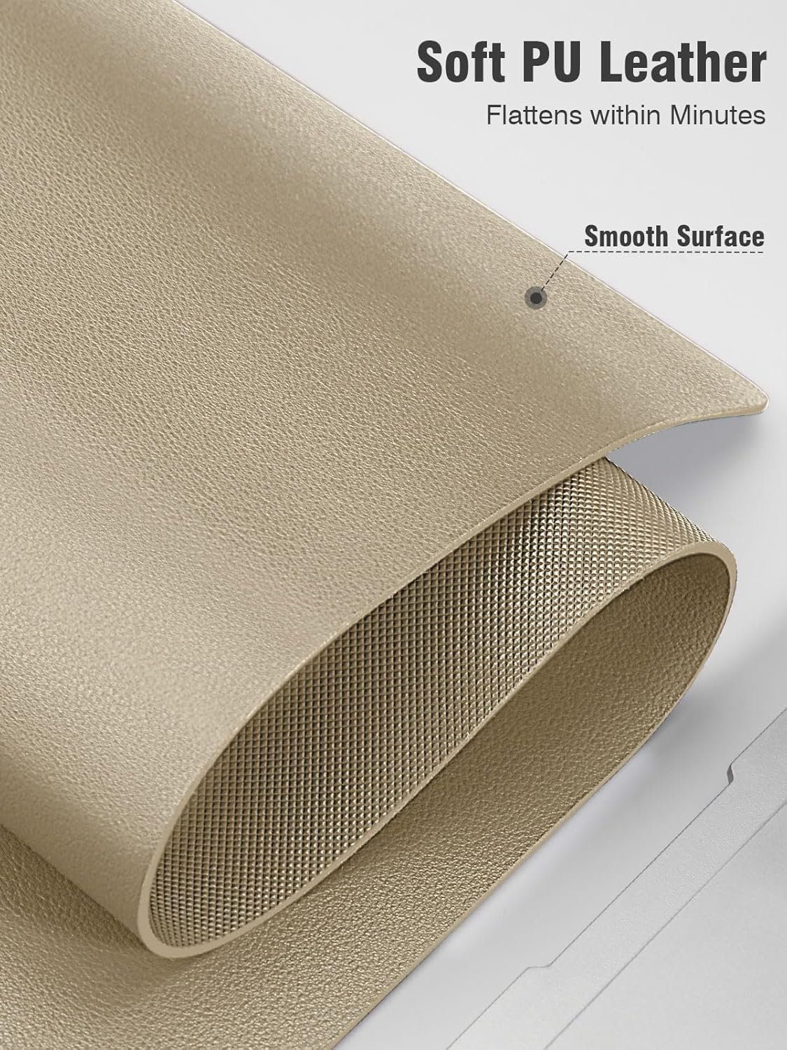 HiWe Desk Mat PU Leather - 31.5" x 15.75" X-Large Desktop Protector Cover, Waterproof Non-Slip Pad for Mouse/Keyboard/Laptop/Computer/Writing/Dining in Office & Home, Hit Grey 15 - northernschoolofshiatsu.co.uk