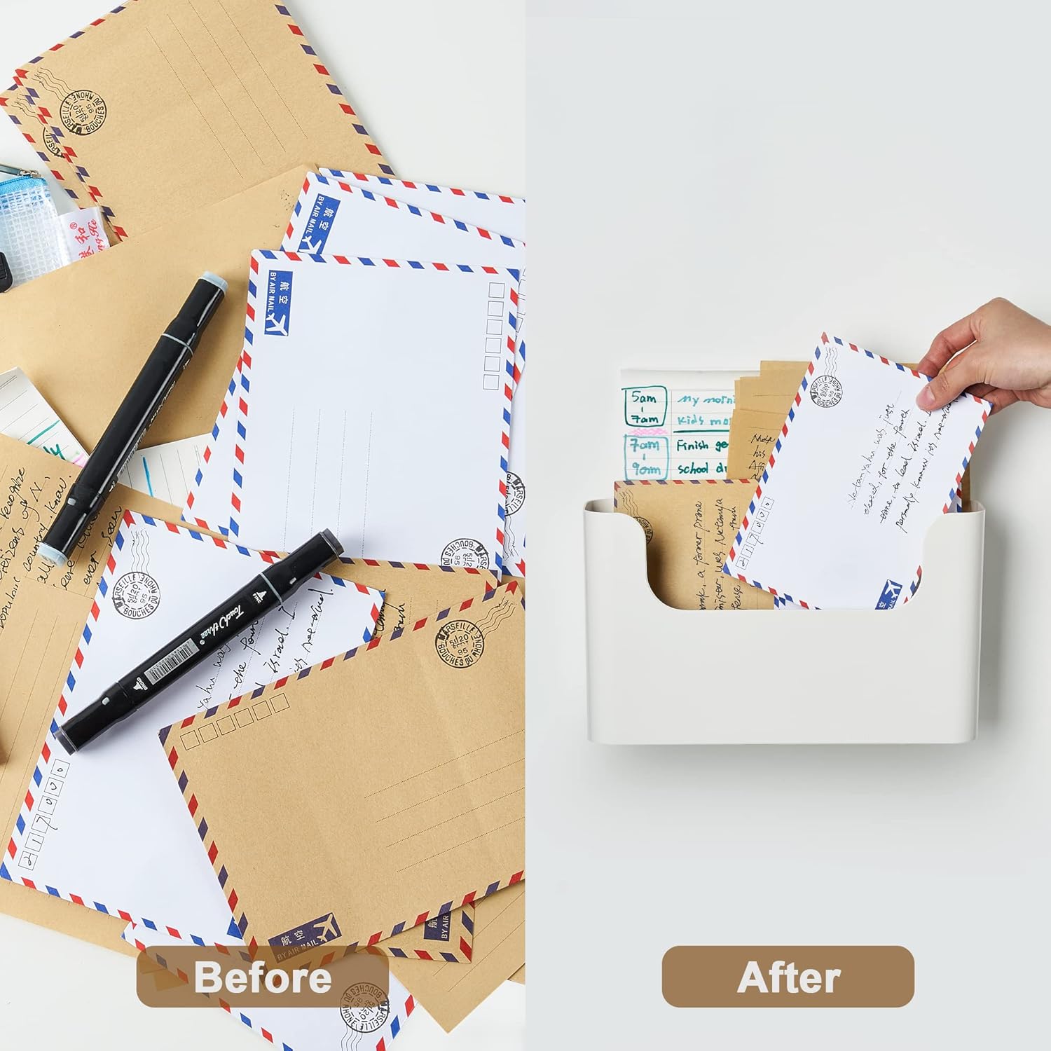 YOHOM No Drilling File Holder Wall Mails Magazines Organizer Adhesive Door Mount, Single Pocket, (White 1) 3 81XDhc5YjQL. AC SL1500 - northernschoolofshiatsu.co.uk