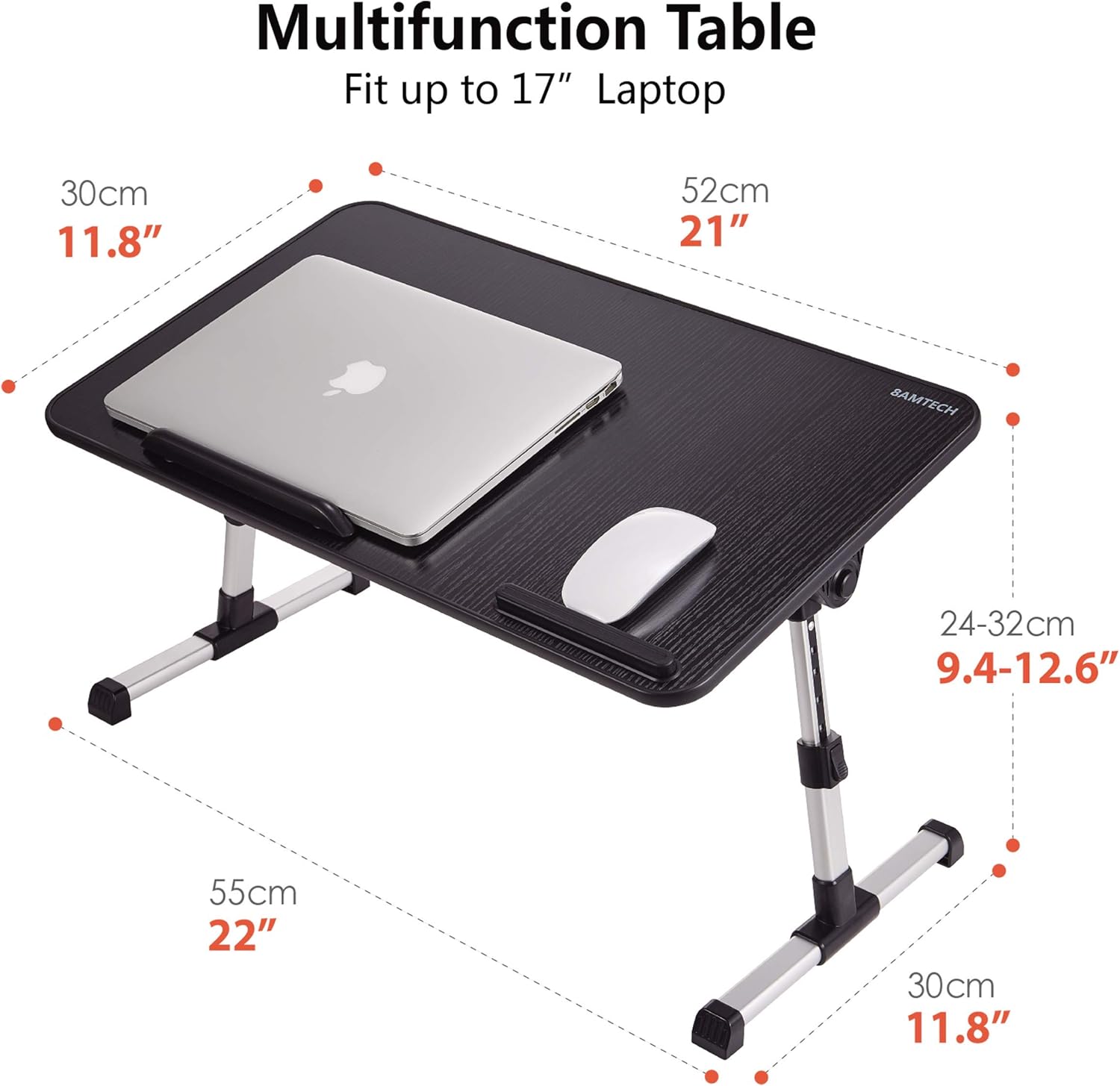 Lap Desk - Adjustable Laptop Table with Cooling Fan for Office, Home, & Travel 21 81XSBMoRr3L. AC SL1500 - northernschoolofshiatsu.co.uk