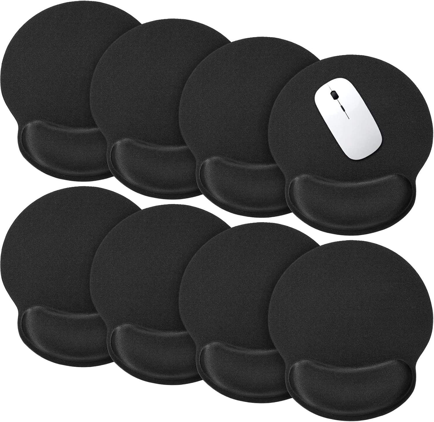 Yunsailing 8 Pack Ergonomic Mouse Pad with Wrist Rest Support Gel Memory Foam Mouse Pad Comfortable Computer Mouse Pad for Laptop Pain Relief Mousepad for Laptop, Computer, Gaming (Solid Black Style) 1 81Xw2swfaJL. AC SL1500 - northernschoolofshiatsu.co.uk