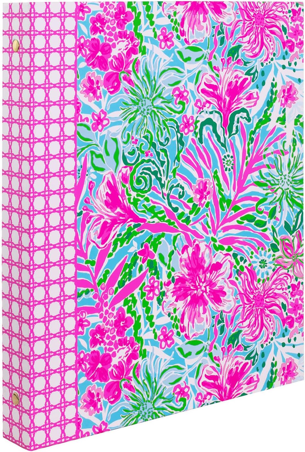 Lilly Pulitzer Cute 3-Ring Binder with Pockets and 3 Tab Dividers, Thin Aesthetic Binder (0.75" Metal Rings), Leaf it Wild 1 81YoCJuapYL. AC SL1500 - northernschoolofshiatsu.co.uk