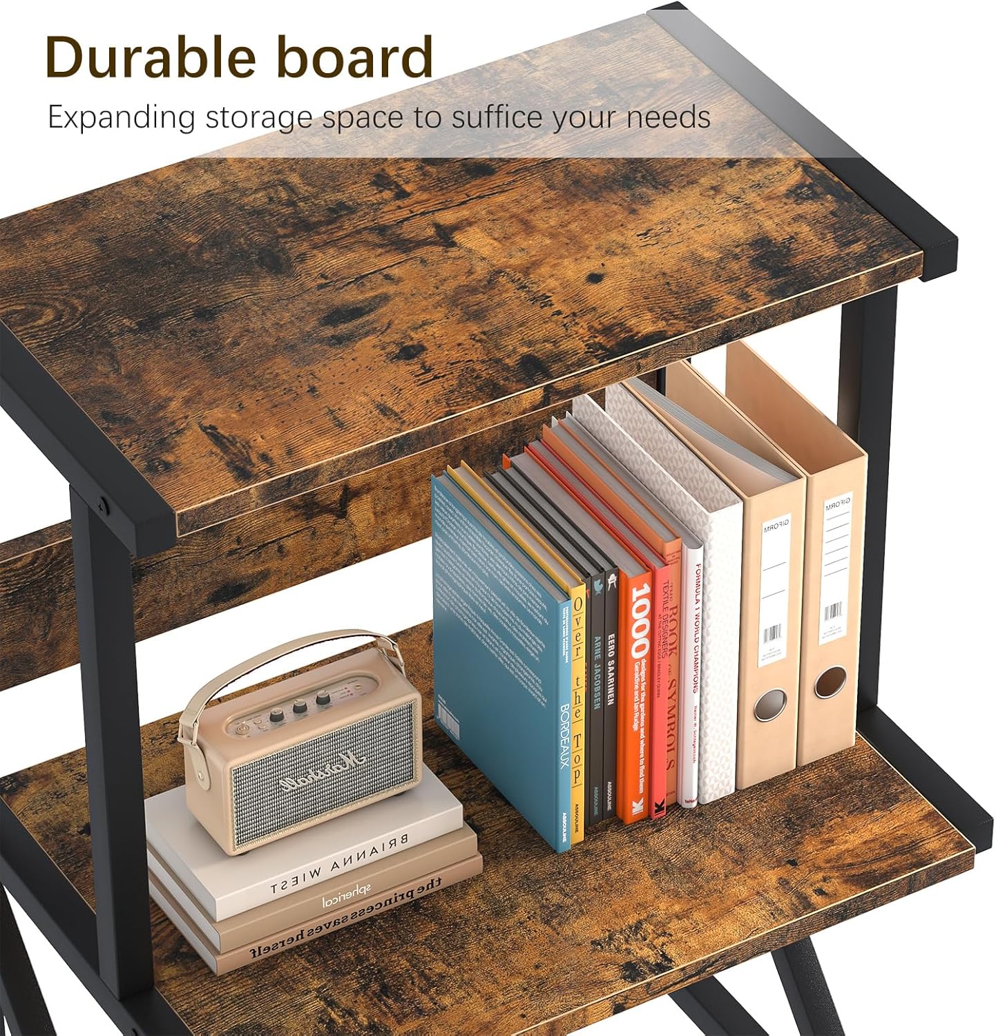 aboxoo Printer Stand for Desk, Desktop Printer Shelf Large 3-Tier Multi-Purpose Office Organization Shelves for Home Office, Rustic Brown 42 81ZXtqgbtCL. AC SL1500 - northernschoolofshiatsu.co.uk