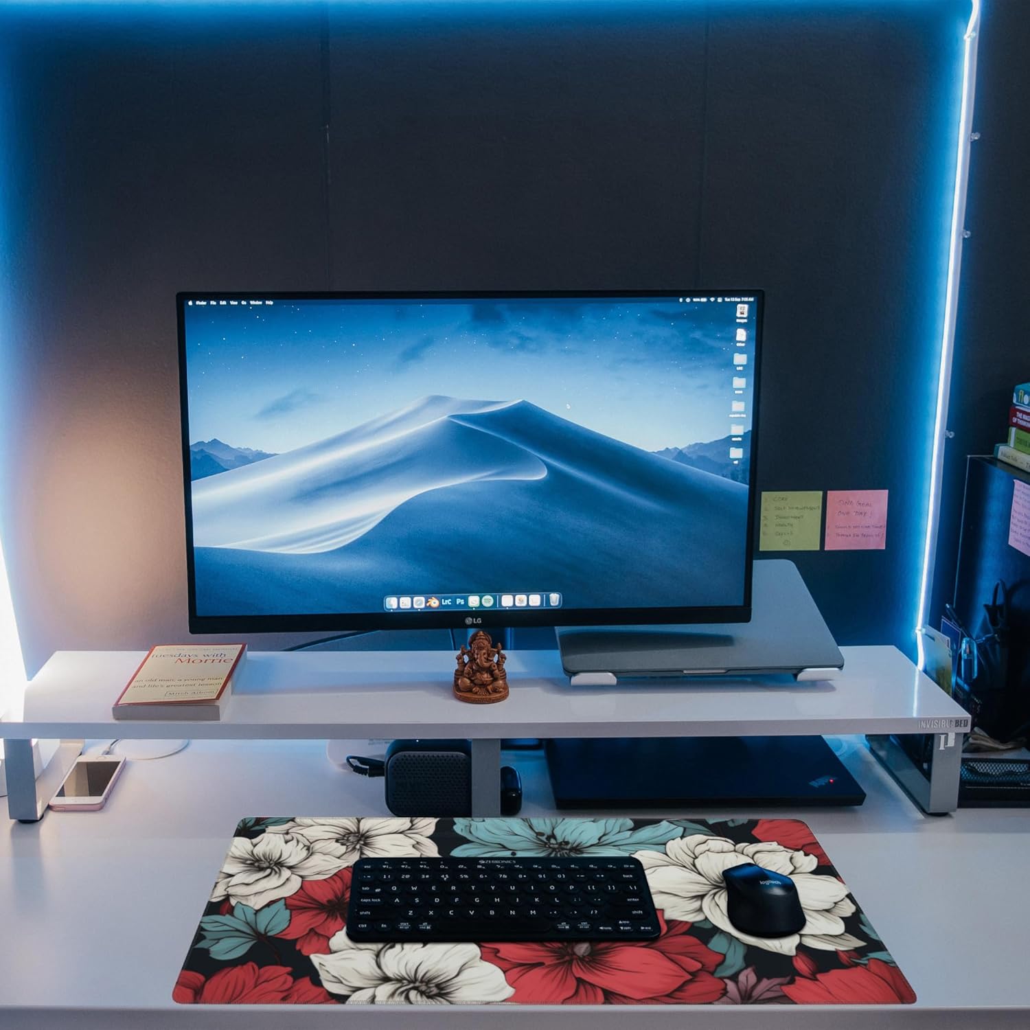 Large Gaming Mouse Pad for Desk,Japanese Night Street Restaurant Desk Mat,Anime Street Scene Desk Pad,Extended Big Computer Keyboard Mouse Pad with Non-Slip Base and Stitched Edge,31.5"x11.8" 20 - northernschoolofshiatsu.co.uk