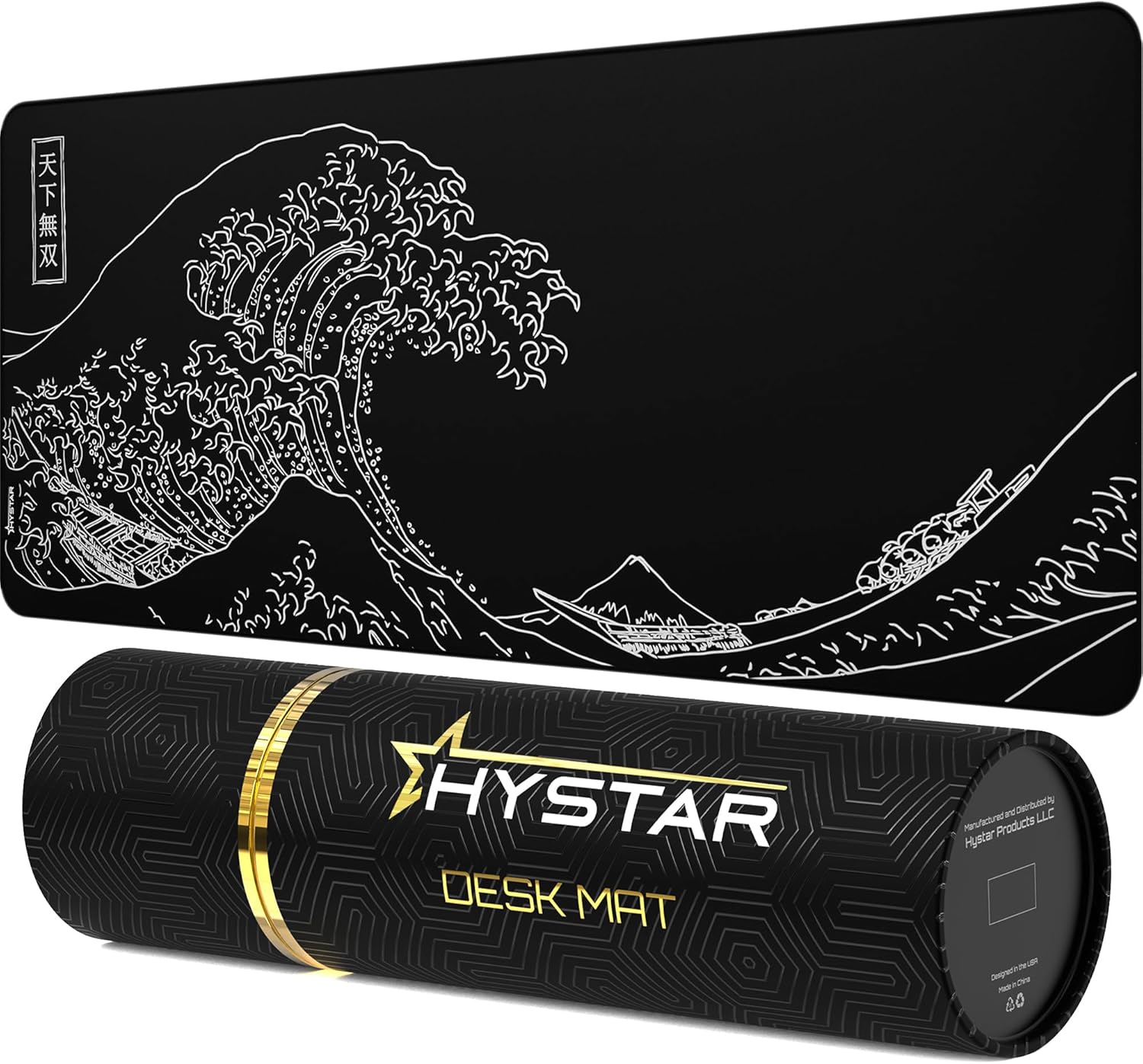 Hystar® Extended Gaming Mouse Pad | XXL 36" x 16" | 5mm Thick, Waterproof Surface, Smooth Polyester Fabric, and Natural Rubber Base | The Great Wave (Black) 8 81a9Lt7zijL. AC SL1500 - northernschoolofshiatsu.co.uk