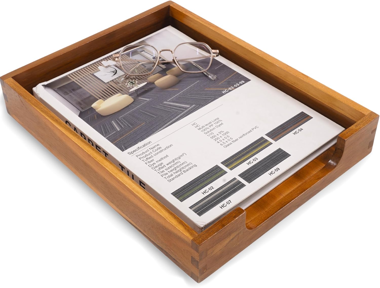 KOLWOVEN Wood Letter Tray -Load Documents Tray for Office Desktop Organizer - Desk Magazine, File, Folder, Paper Holder - Paper Document File Tray Front Drak Brown 1 81aJBcejLVL. AC SL1500 - northernschoolofshiatsu.co.uk