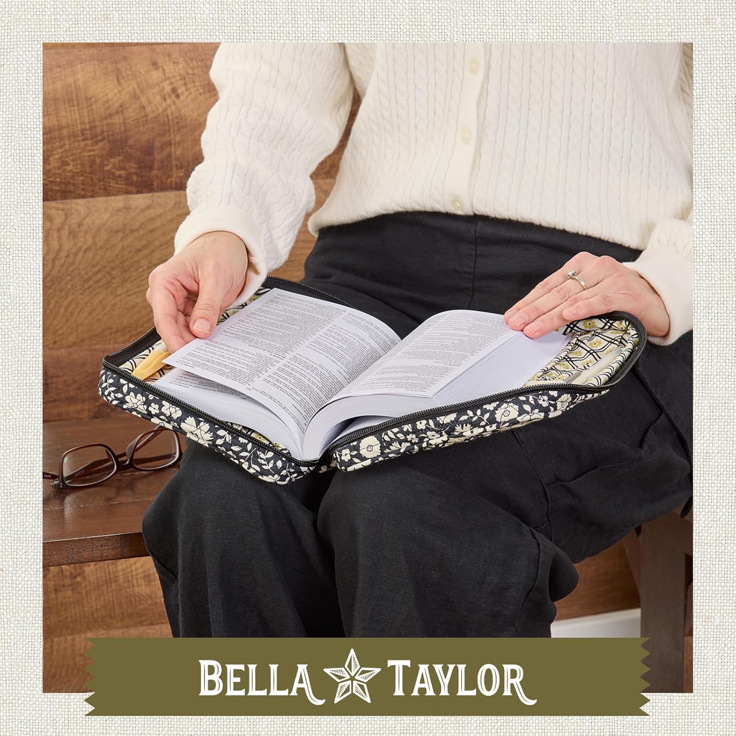 Bella Taylor Small Bible Cover for Women - Quilted Cotton Bible Case for 6 x 9 inch Books - Cameo Rose 57 81ah4sDsVuL. AC SL1500 - northernschoolofshiatsu.co.uk
