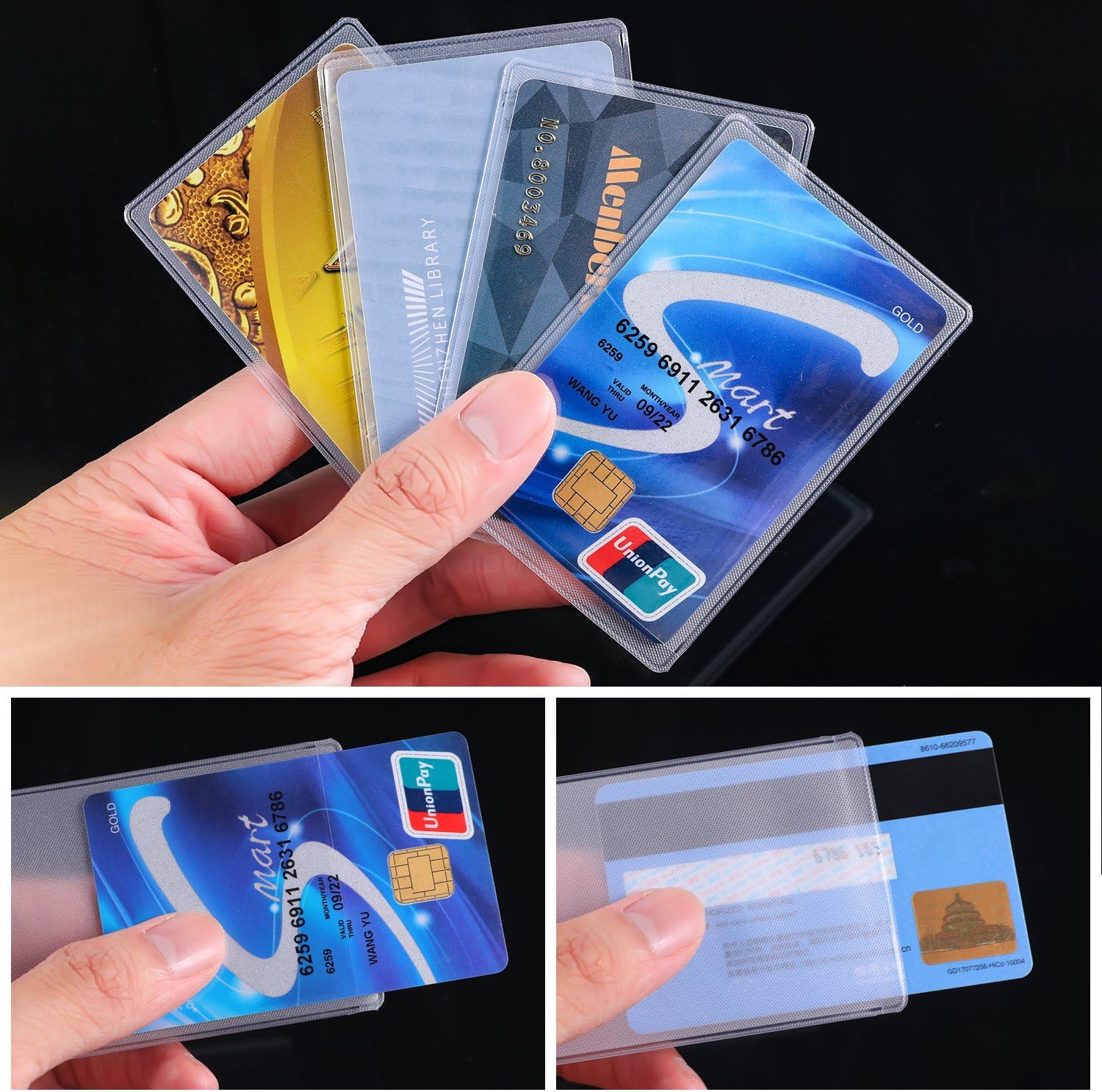 100 Pcs Clear New Medicare Card Protector PVC Soft Waterproof Plastic Cardholder Transparent Credit Card Sleeve for Business Social Security ID Vertical Business Sleeves Frosted ID Protector 6 81bb VqCR6L. AC SL1500 - northernschoolofshiatsu.co.uk