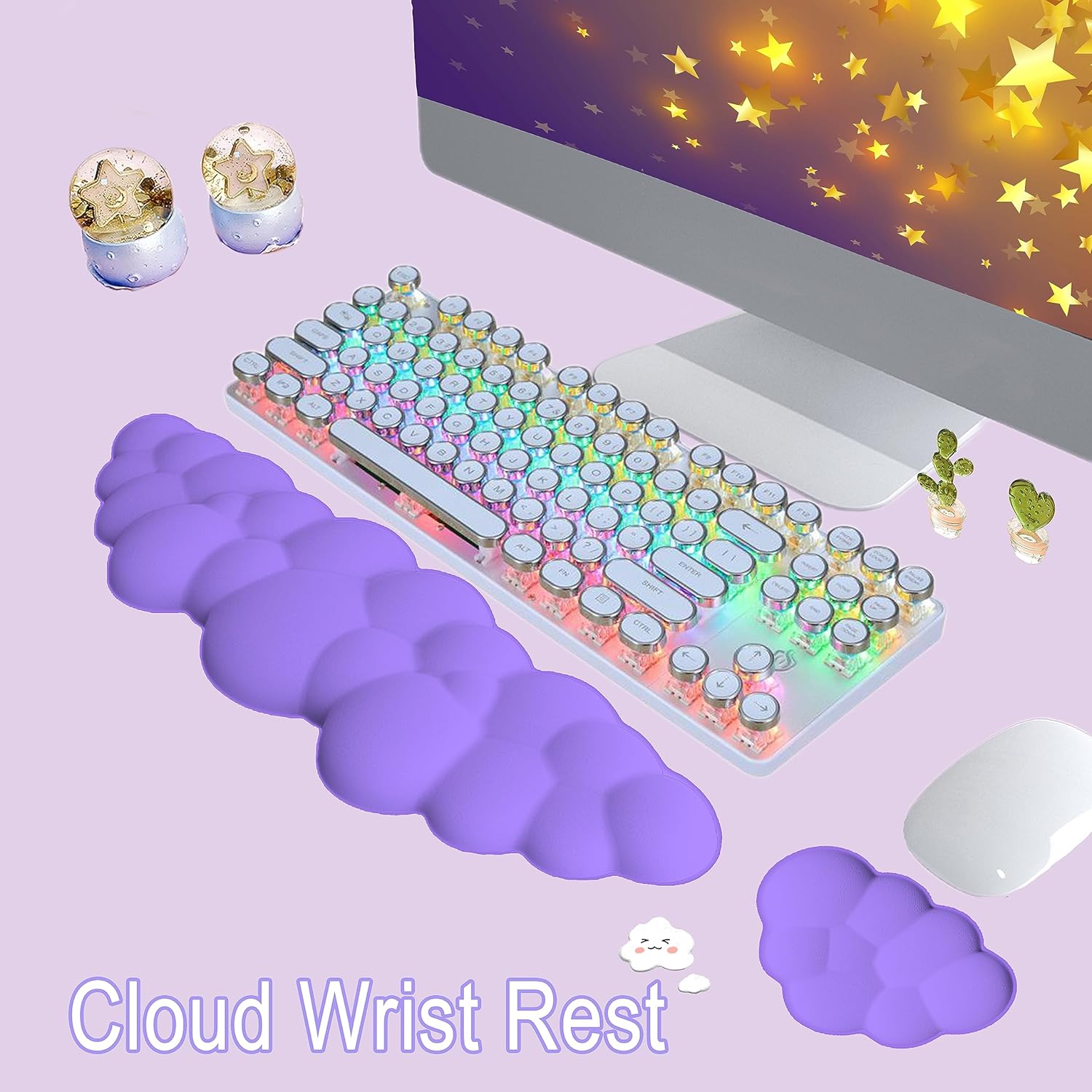 Cloud Wrist Rest, Keyboard Wrist Rest and Mouse Wrist Rest, Memory Foam Wrist Rest for Computer Keyboard Ergonomic Wrist Rest for Relieve Wrist & Arm Pain, Cute Wrist Rest for Office/Computer/Laptop 2 81bdApXczaL. AC SL1500 - northernschoolofshiatsu.co.uk