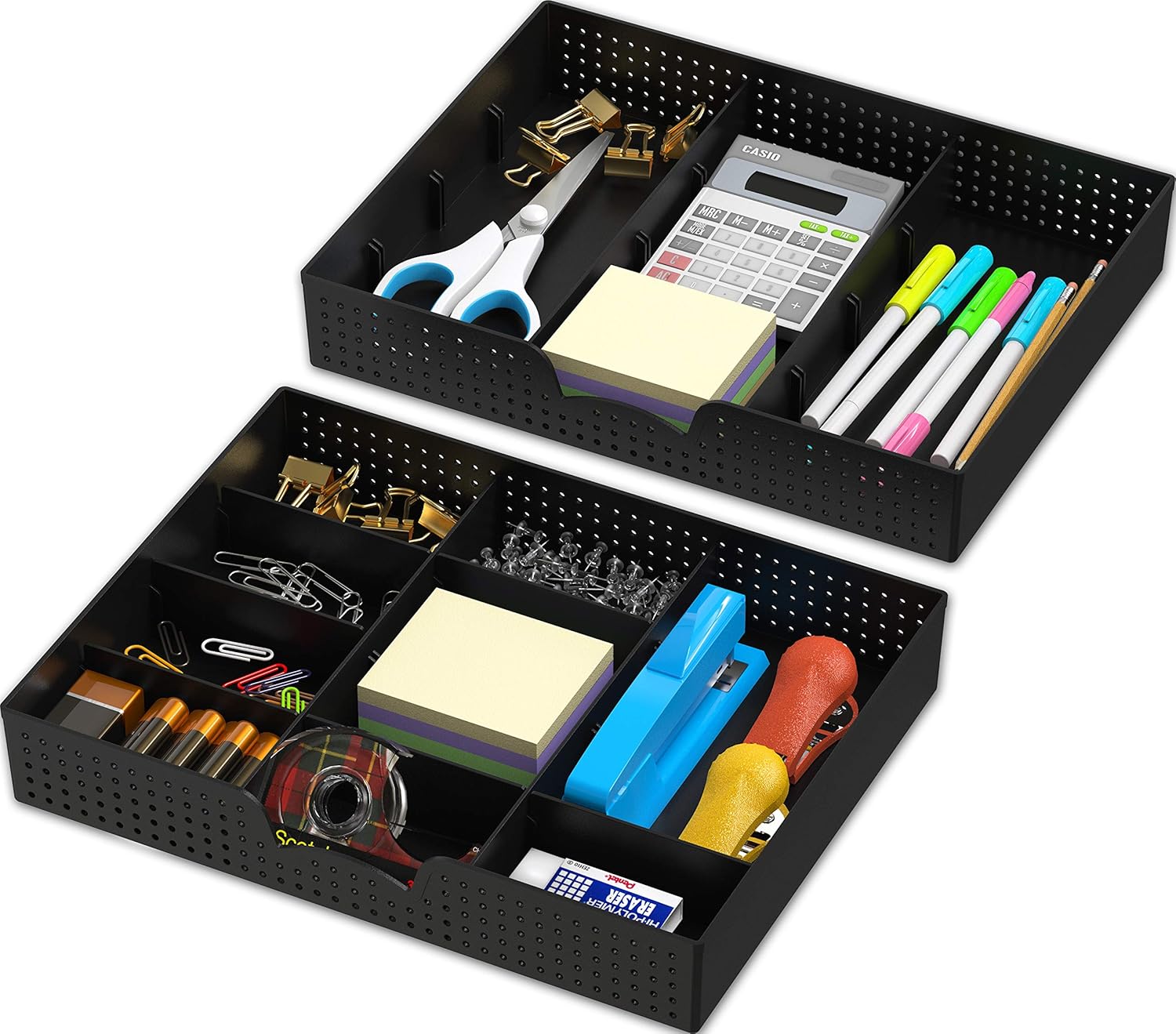 Simple Houseware Drawer Organizer Tray with 9 Adjustable Compartments, Black 49 81cgeCufTrL. AC SL1500 - northernschoolofshiatsu.co.uk