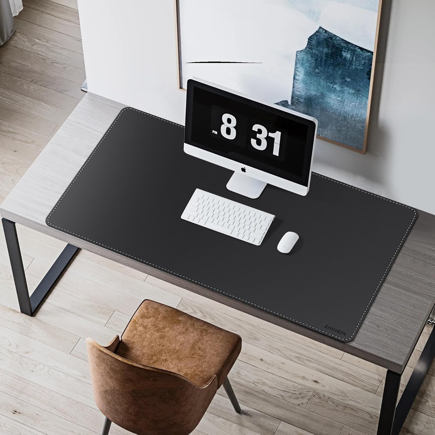 32" x 20" Desk Mat with Cork & PU Leather, Dual Sided Desk Pad, Waterproof Computer Desk Mat for Office, Gaming, Home (Black) 6 81ckfkrmc1L. AC SL1500 - northernschoolofshiatsu.co.uk